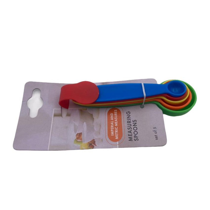 Set of 5 Colorful Measuring Spoons