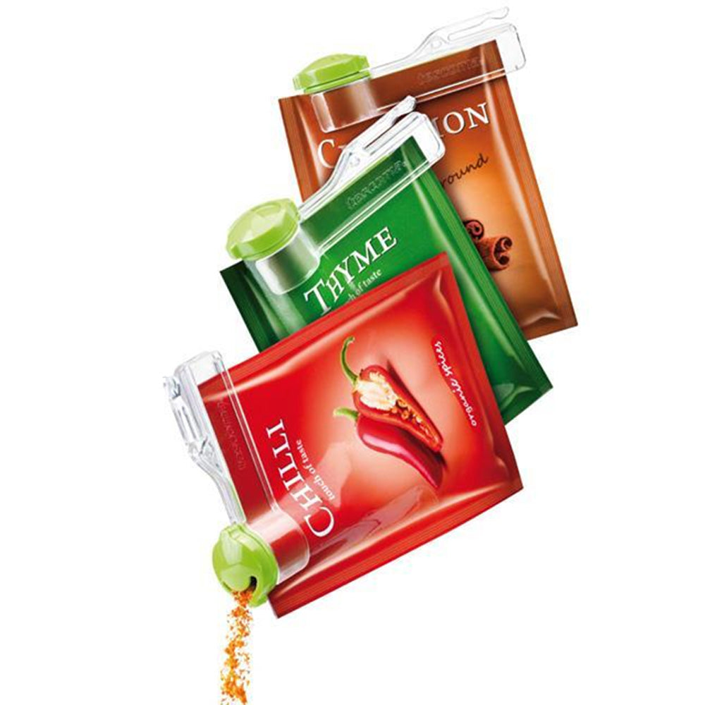 Rotating Spice Organizer Gripper Condiment Clips