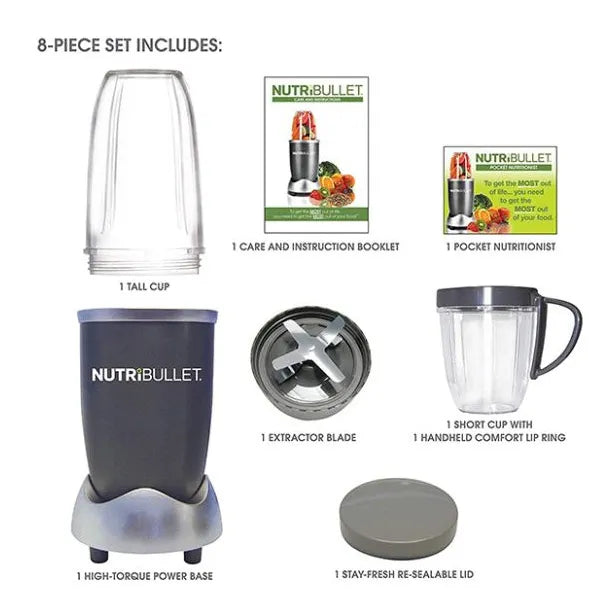 Nutribullet THE 600W PERSONAL BLENDER – 8 PCS