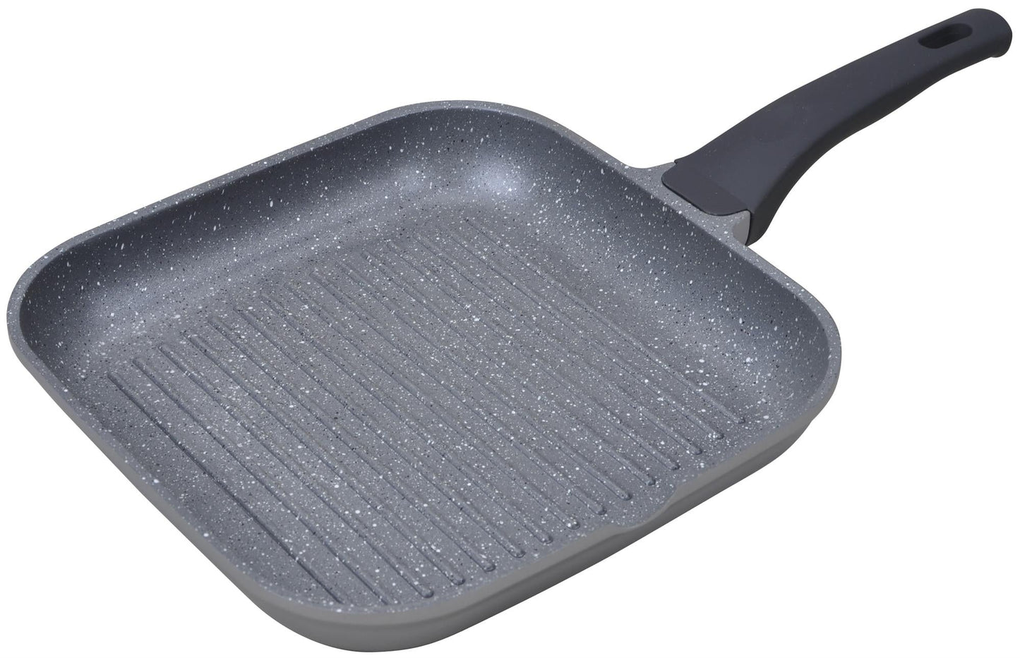 kinox aluminium grill pan with wooden paint handle 28cm