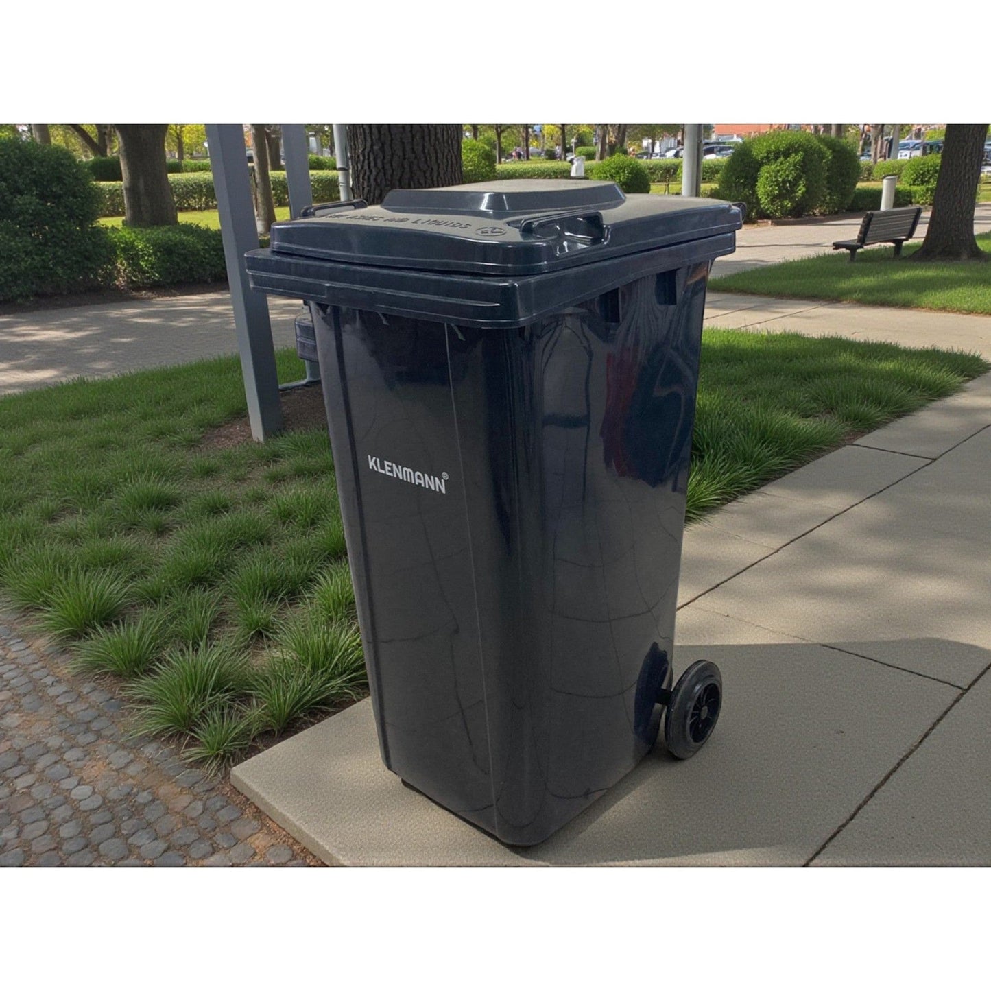 Heavy Duty Plastic Dustbin 240L with Wheels