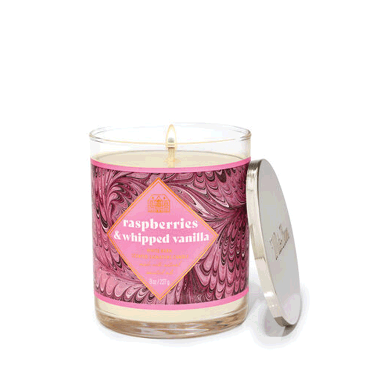 Bath And Body Raspberries and Whipped Vanilla One Wick Candle 227g