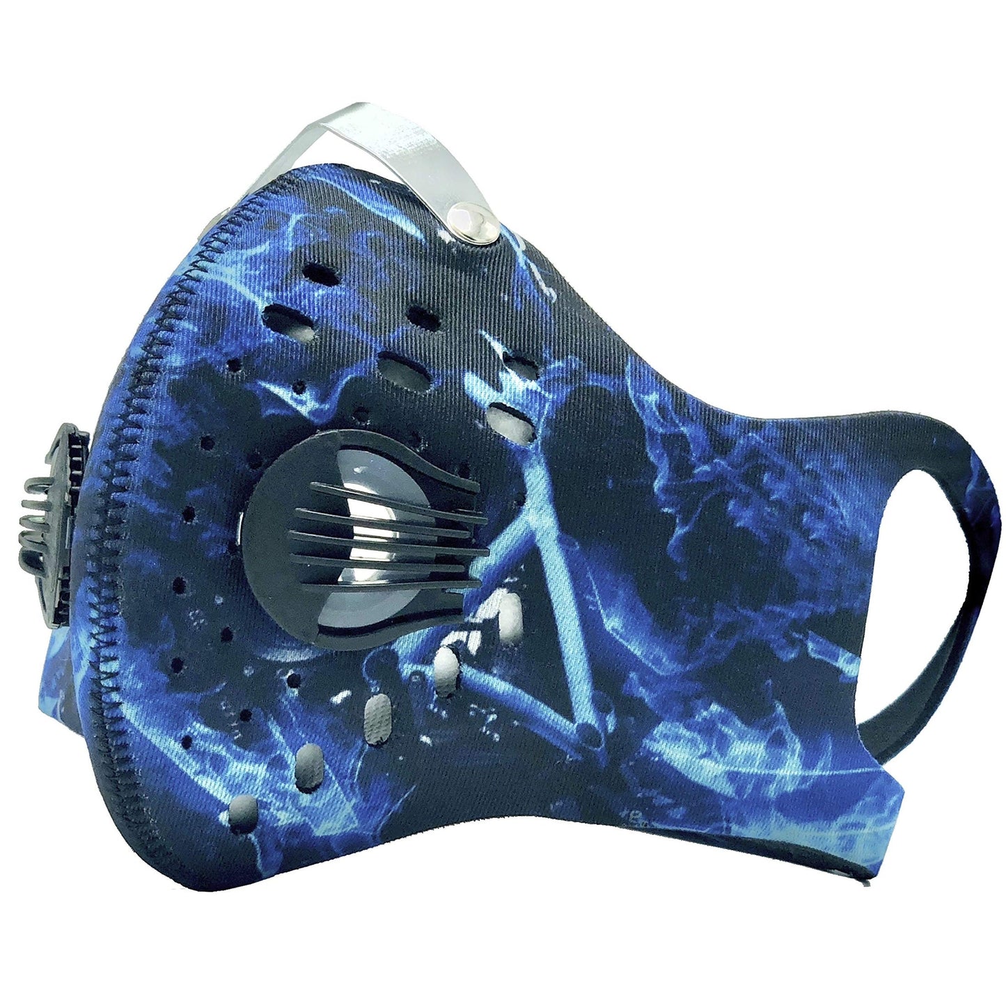 ECO-GEAR Anti Pollution Face Mask with Military Grade Activated Carbon Protection | Anti Smoke, Exhaust Gas, Dust, Pollen | Running, Walking, Cycling and other Outdoor Activities (Ice Dust)