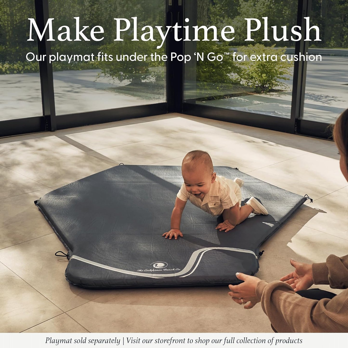 Portable Baby & Toddler Playpen with Canopy and Travel Bag
