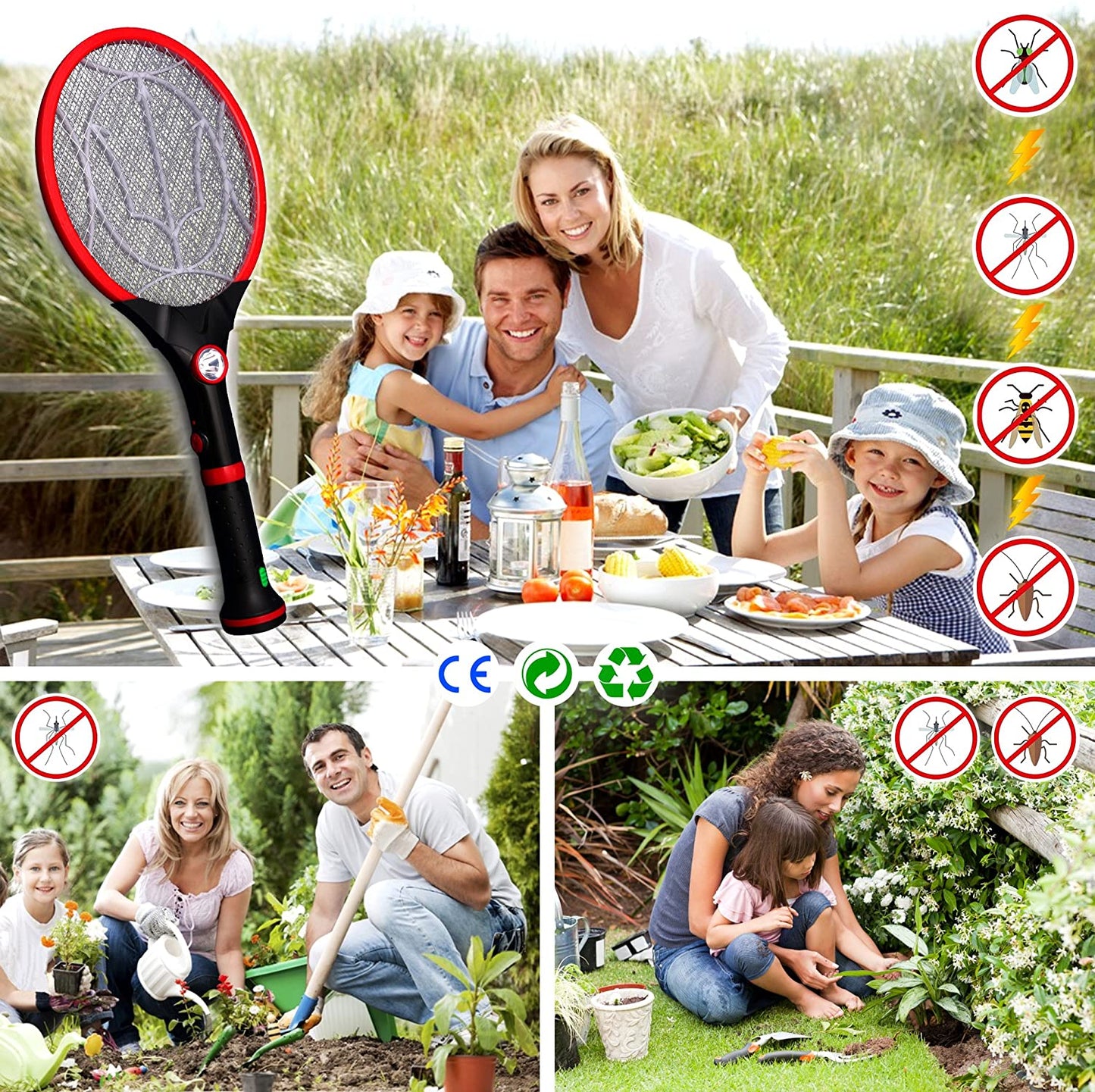 2 in 1 Electric Bug Zapper and Flashlight
