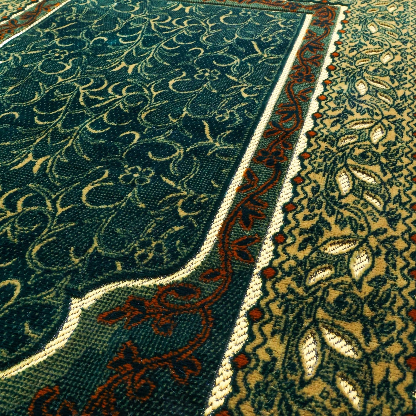 FIRASET Muslim Prayer Rug, Soft Plush Thin Islamic Prayer Mat, Janamaz, Sajada, Praying Carpet, Islamic Gift, Foldable Portable Turkish Prayer Mat for Men&Women, Lightweight Travel Prayer Rug, 26"x43" - Medaid International