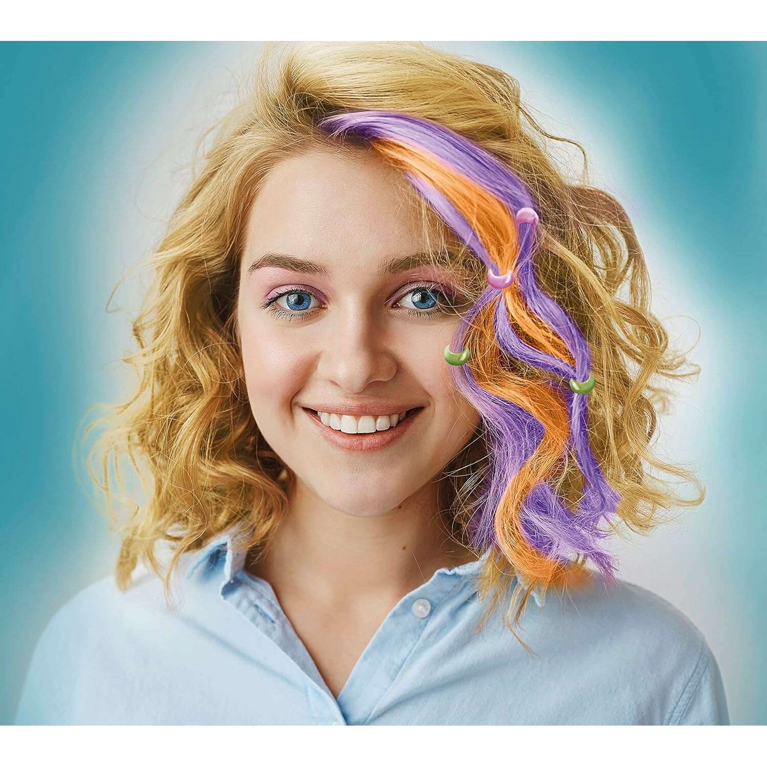 Crazy Chic Trendy Hair Coloring Kit, Washable - Medaid International