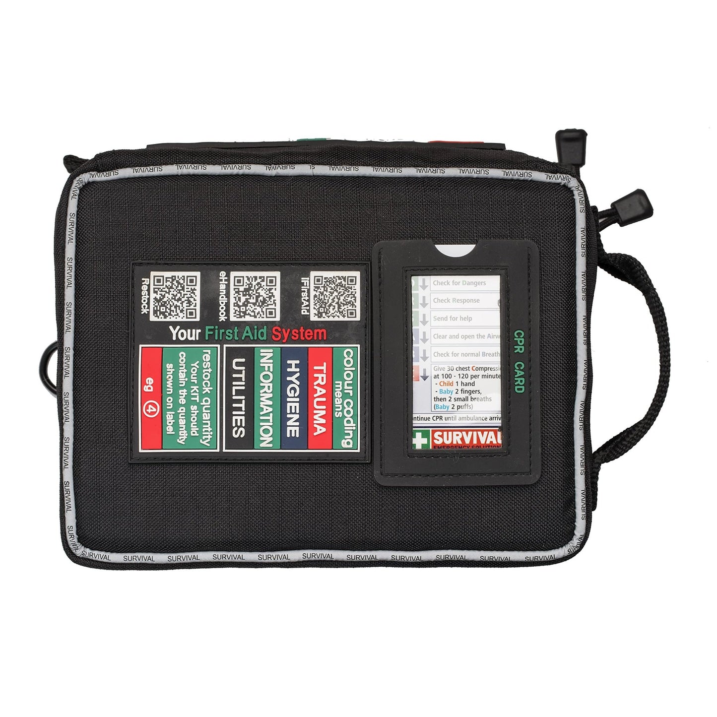 SURVIVAL Vehicle First Aid KIT - Premium First Aid Kit for Vehicles and Outdoor Emergencies - 94 Pieces