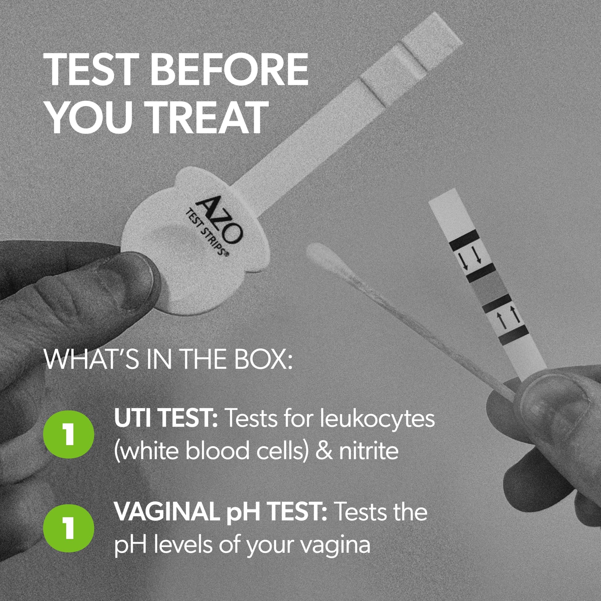 AZO Urinary Tract Infection (UTI) Test Strip + Vaginal pH Test Kit, Fast & Accurate Results, from The #1 Most Trusted Brand, FSA/HSA Eligible - Medaid International