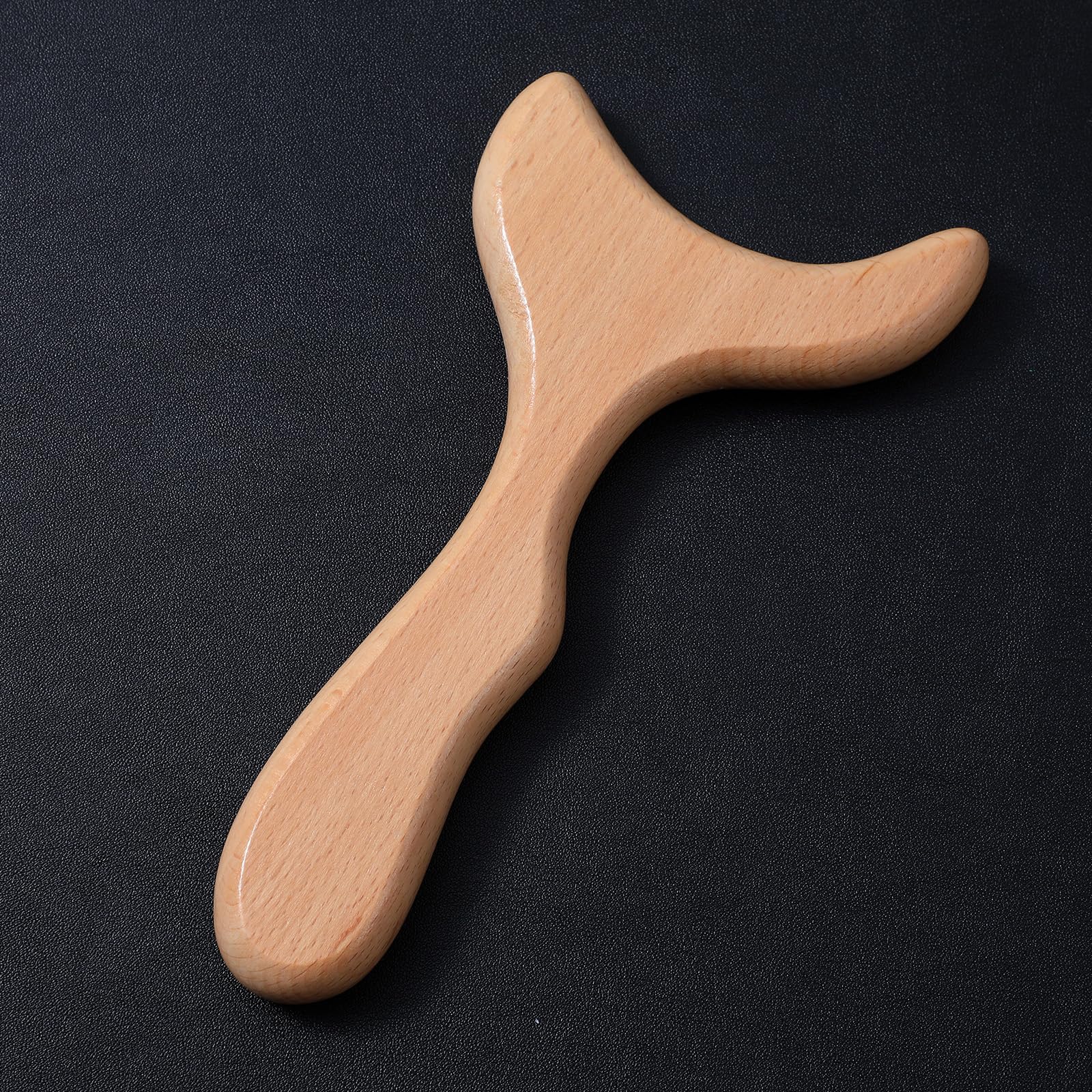 Ymapinc Wood Therapy Massage Tools, Small Fishtail Massage Tool,Lymphatic Drainage Massager,Body Gua Sha Tool for Muscle Relaxation, Body Sculpting Cellulite Reduction - Medaid International