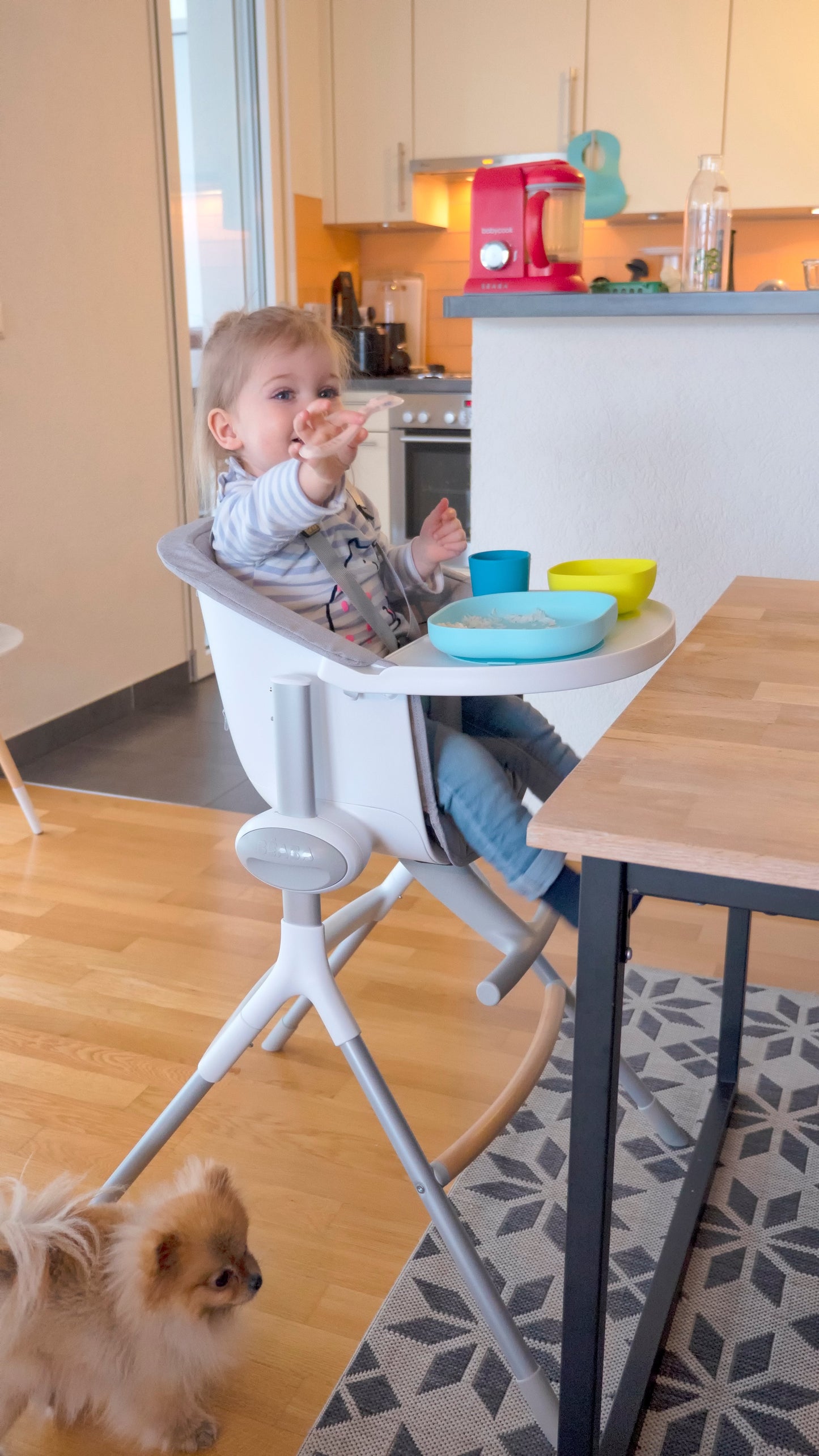 Béaba Silicone Meal Set with Suction Pad (4m+)