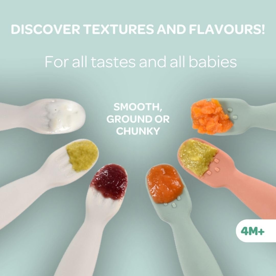Béaba Silicone Baby Pre-Spoons – Starter Set