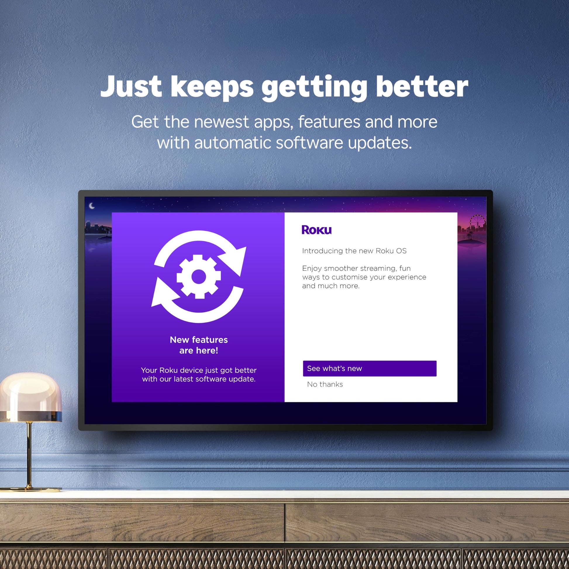 Roku® Streaming Stick™ 2025 – HD Roku Streaming Device for TV with Voice Remote – Free and Live TV - Medaid International