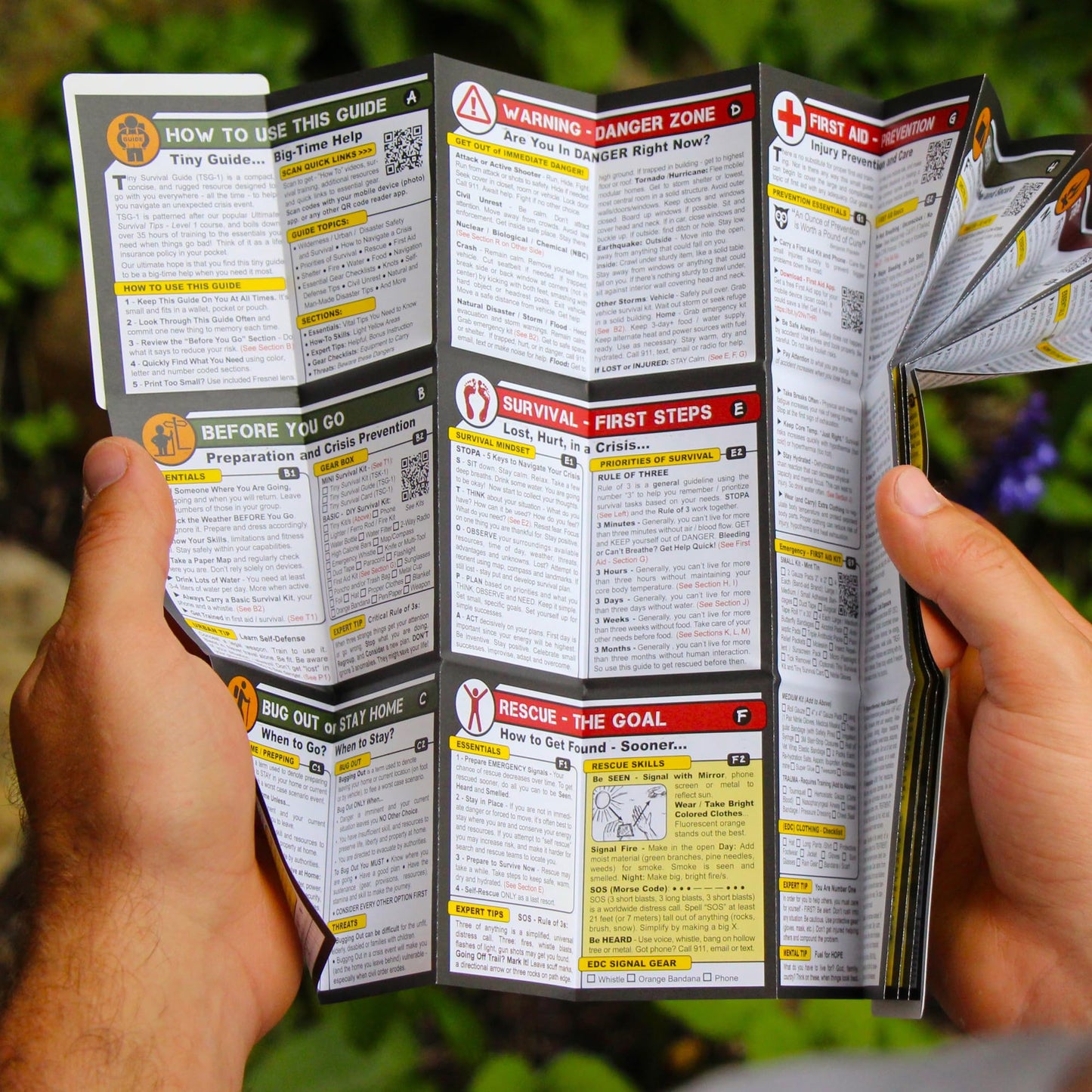 Tiny Survival Guide: A Life Insurance Policy in Your Pocket - The Ultimate “Survive Anything” Everyday Carry: Emergency, Disaster Preparedness Micro-Guide, 5-Pack