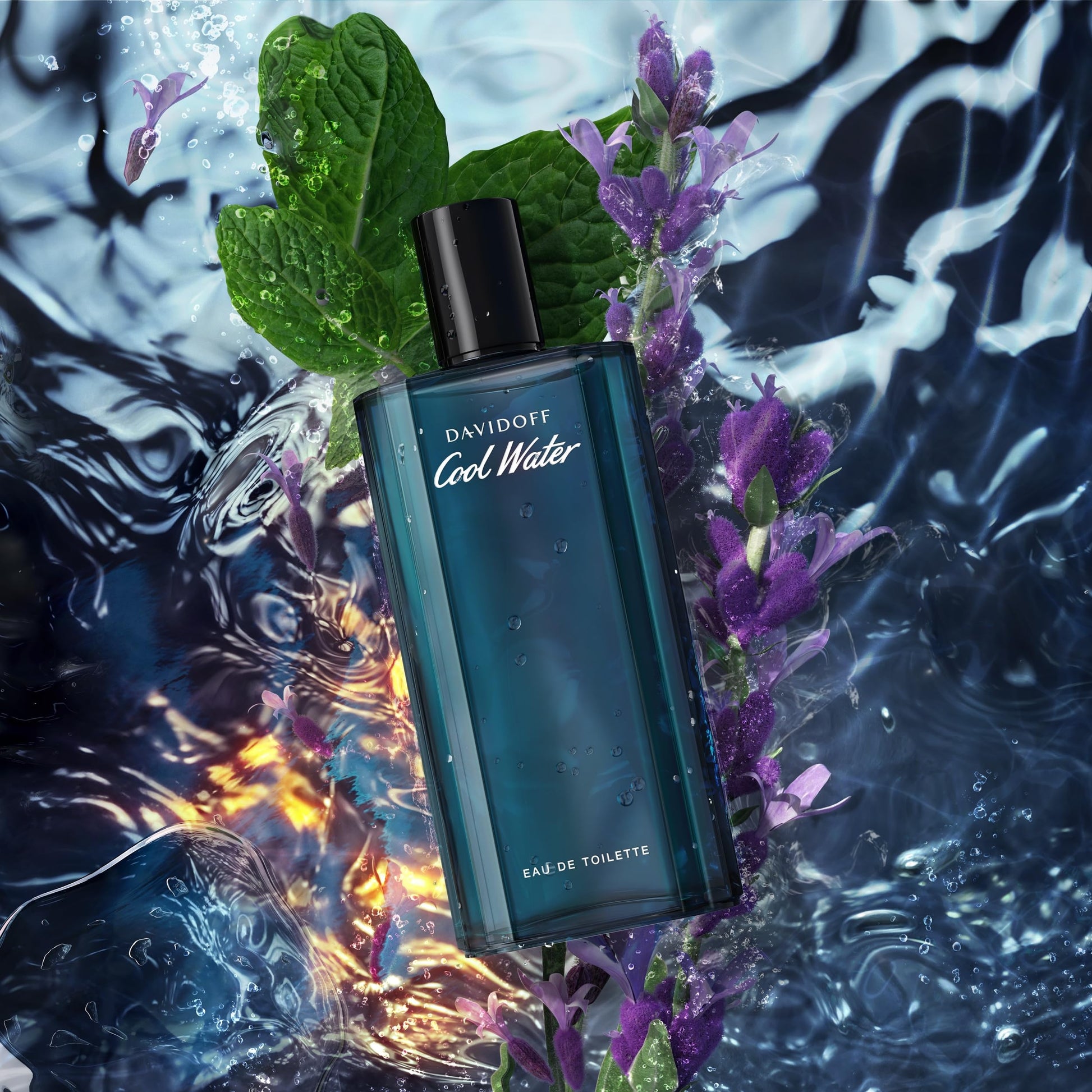 Davidoff Cool Water Edt Spray for Men, 2.5 Fl oz - Medaid International