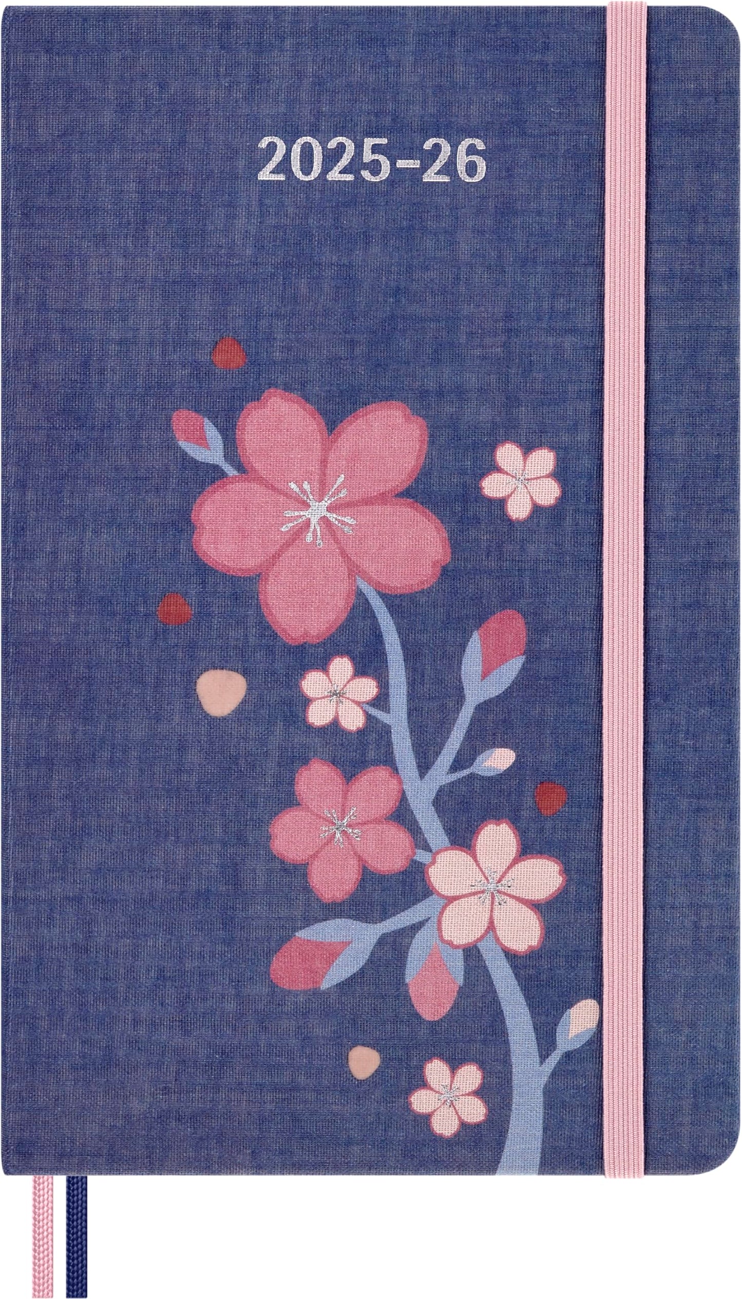 Moleskine Limited Edition Sakura 18 Month 2025-2026 Weekly Planner, Hard Cover, Large (5" x 8.25"), Cherry Blossoms, 208 pages - Medaid International