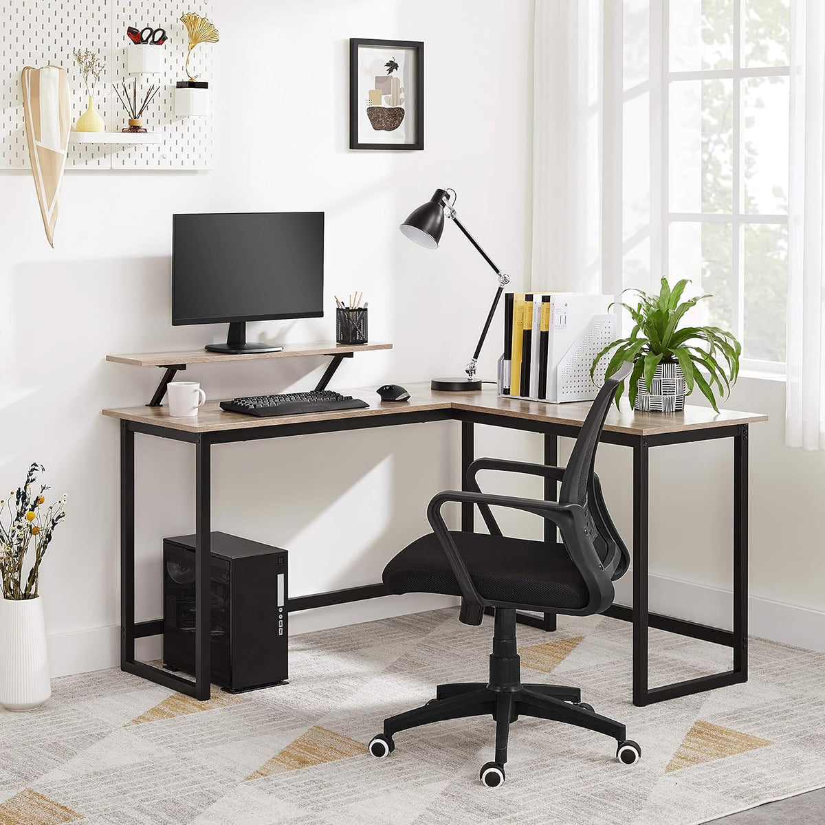 VASAGLE ALINRU Computer Desk LWD056B02