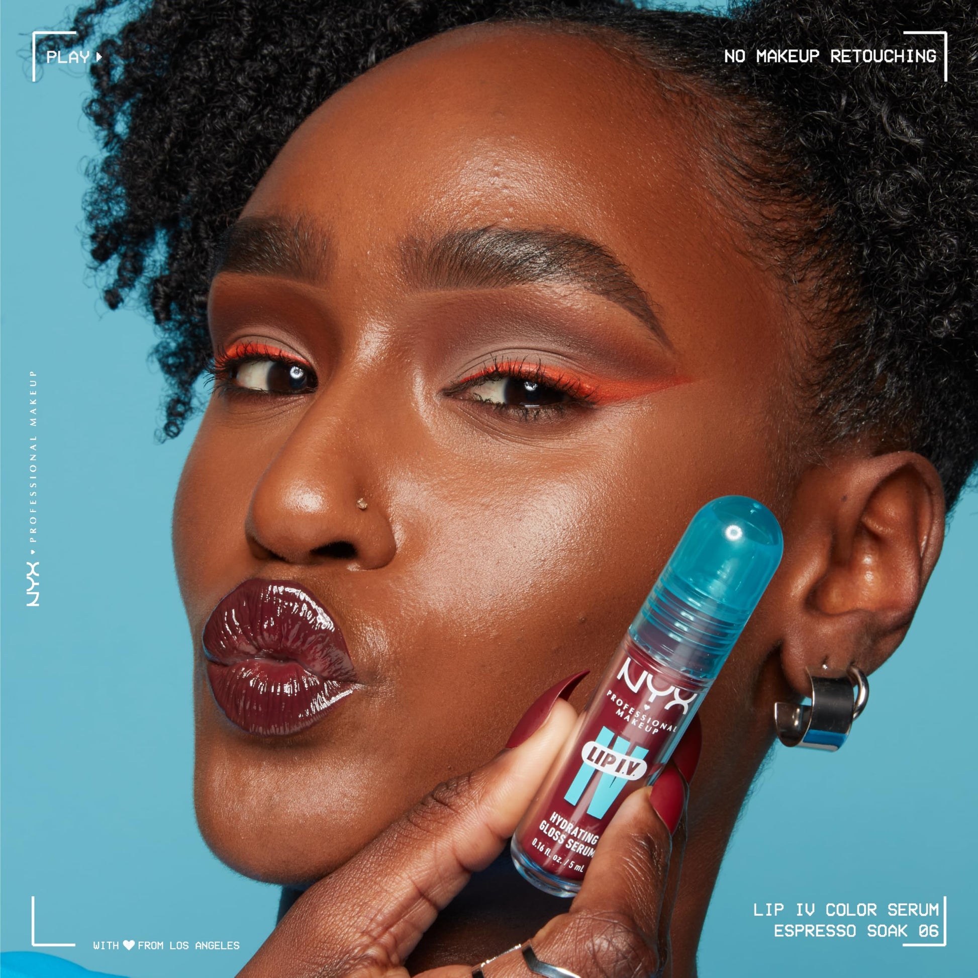 NYX PROFESSIONAL MAKEUP Lip IV Hydrating Glossy Lip Stain with 12HR Hydration - Bubblegum Burst (Pink) - Medaid International