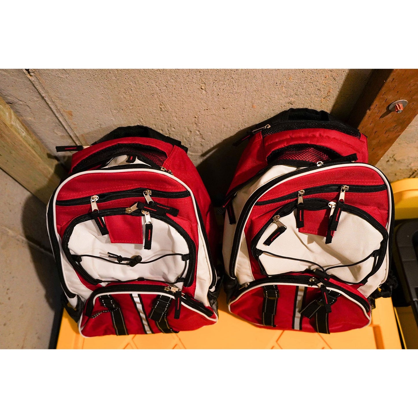 Blue Seventy-Two - Pro Series - Red Deluxe 72 Hour Emergency Backpack Survival Kit for 1 Person | Survival Kits for Emergencies (Includes Water Tablets)