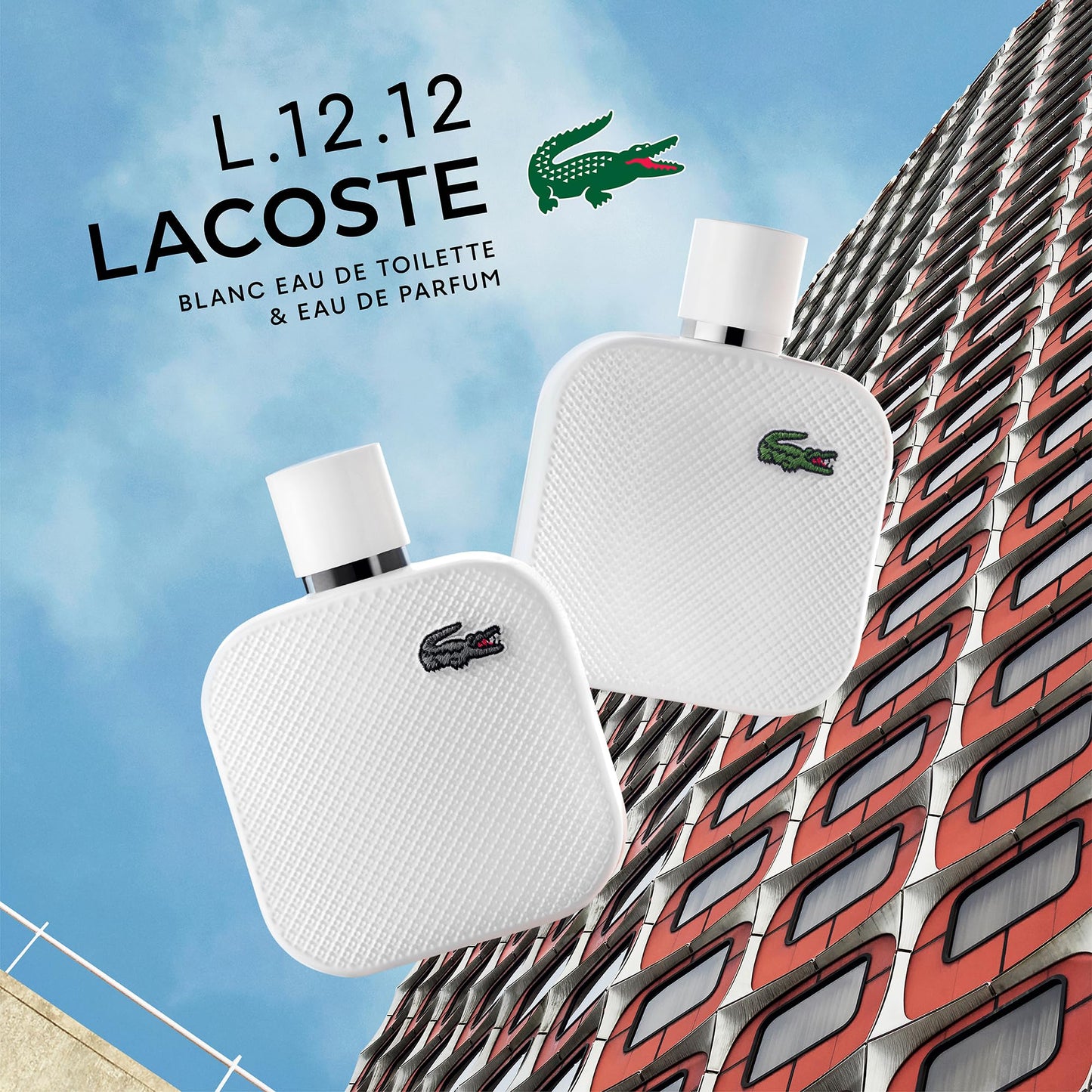 LACOSTE L.12.12 Blanc Eau De Parfum for Men - Father's Day Gift - Medaid International