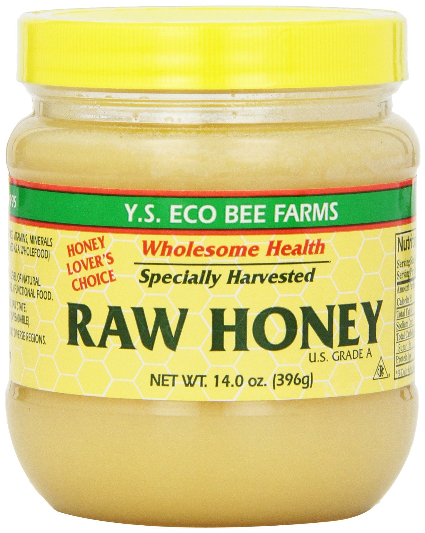 YS Organic Bee Farms - Healthy Honey (Raw), 14 oz - Medaid International