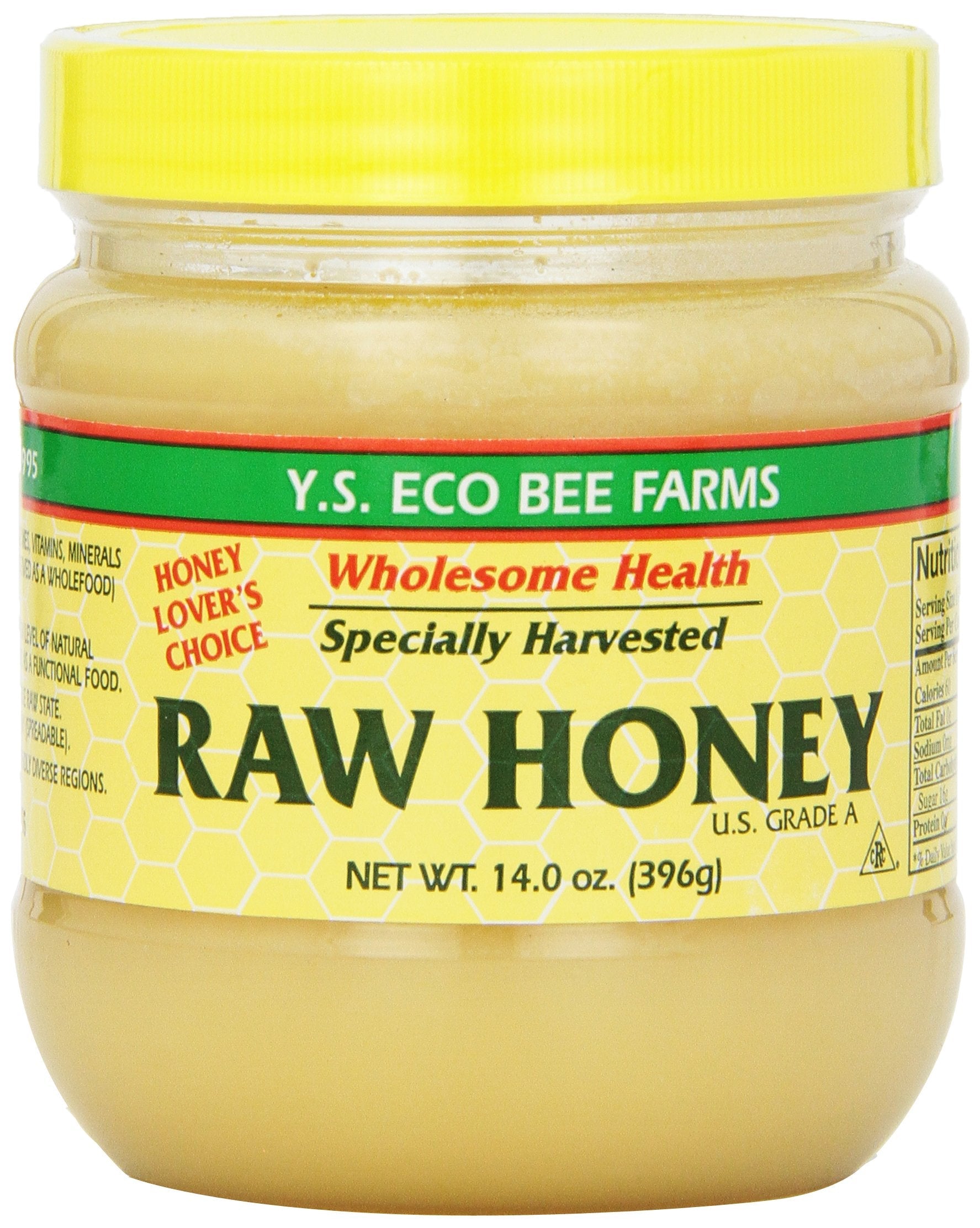 YS Organic Bee Farms - Healthy Honey (Raw), 14 oz - Medaid International