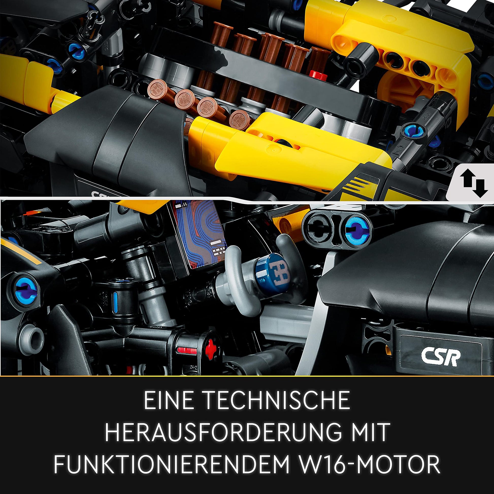 LEGO 42151 Technic Bugatti Car Toy Car Racing Model Car Collectible Iconic Vehicles from 9 Years Old - Medaid International