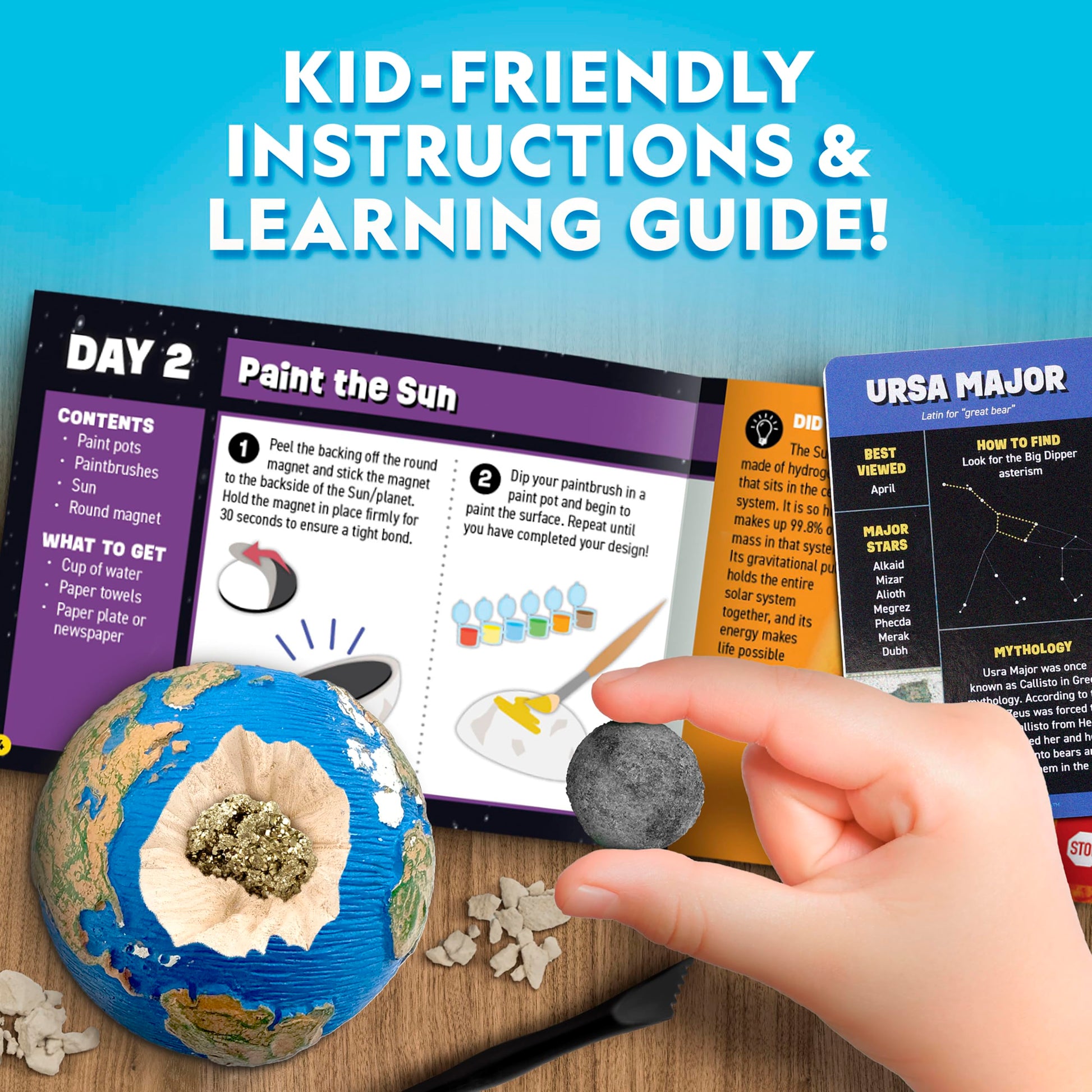 NATIONAL GEOGRAPHIC 2025 Outer Space Advent Calendar – 24 Days of Space-Themed Experiments, Crafts & Activities – Christmas Countdown Calendar for Kids - Medaid International
