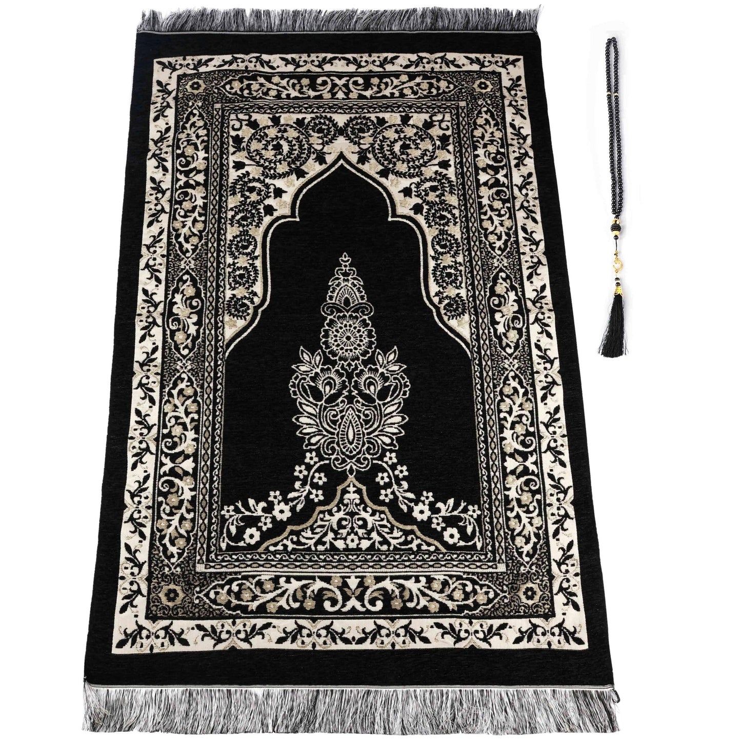 OLEEK Muslim Prayer Rug - Islamic Prayer mat - Prayer matt Islam - Islamic Gifts - Praying mats Muslim - Praying mat - Muslim Gifts - Prayer Rug Islam Men - Islamic Prayer Rugs - سجادة صلاة - Medaid International