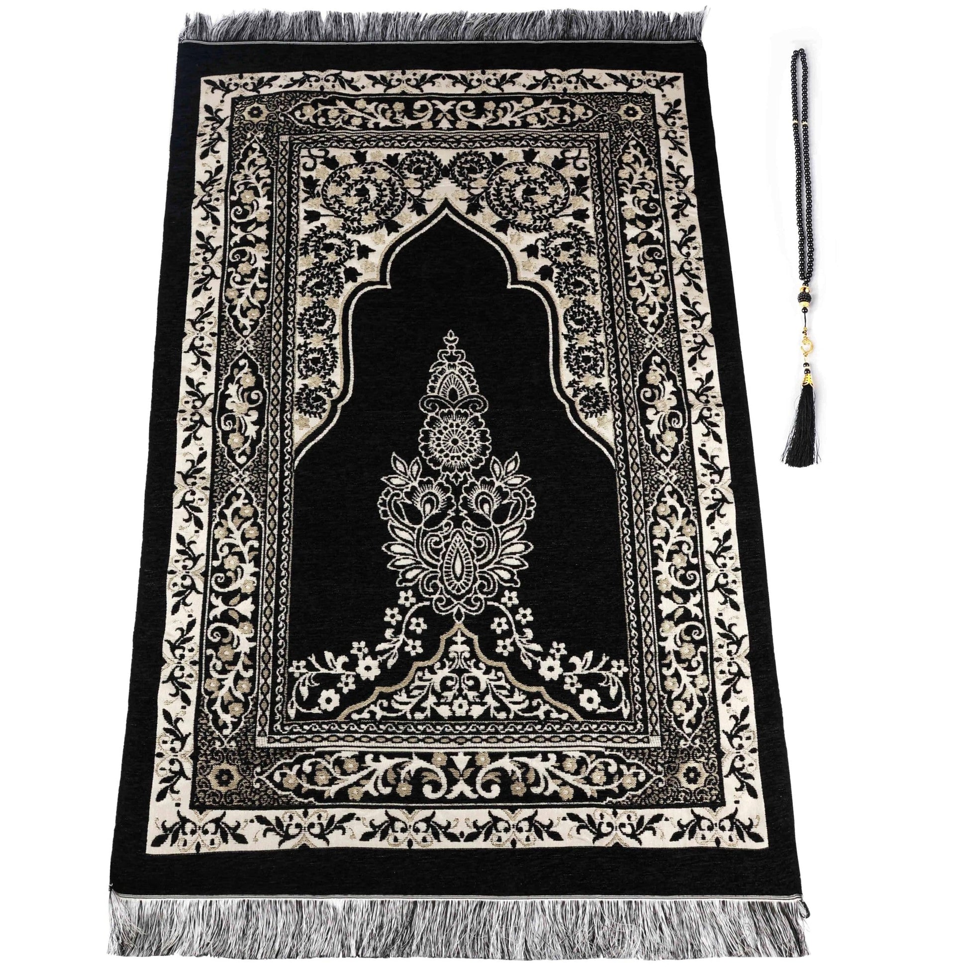 OLEEK Muslim Prayer Rug - Islamic Prayer mat - Prayer matt Islam - Islamic Gifts - Praying mats Muslim - Praying mat - Muslim Gifts - Prayer Rug Islam Men - Islamic Prayer Rugs - سجادة صلاة - Medaid International