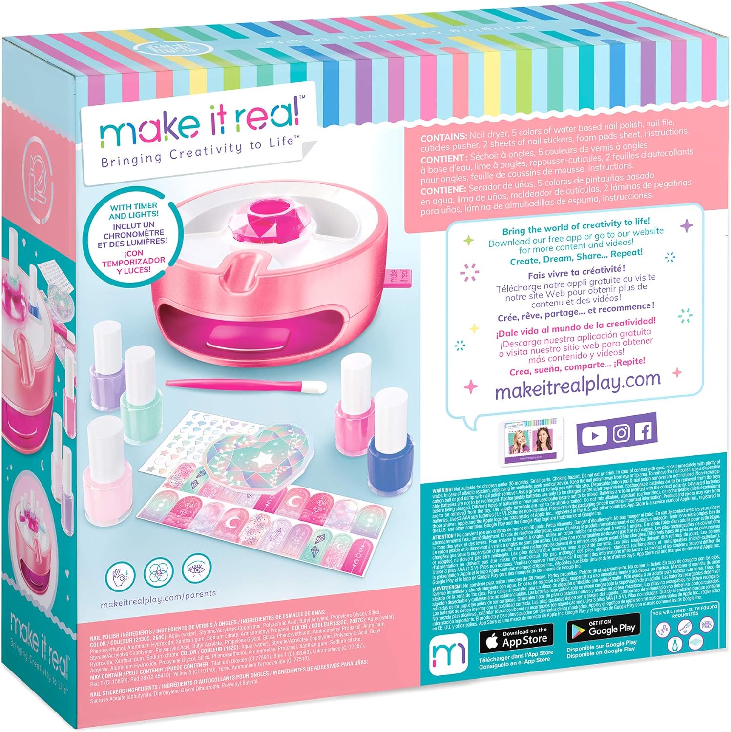 Light Magic Nail Dryer & Polish Set - Medaid International