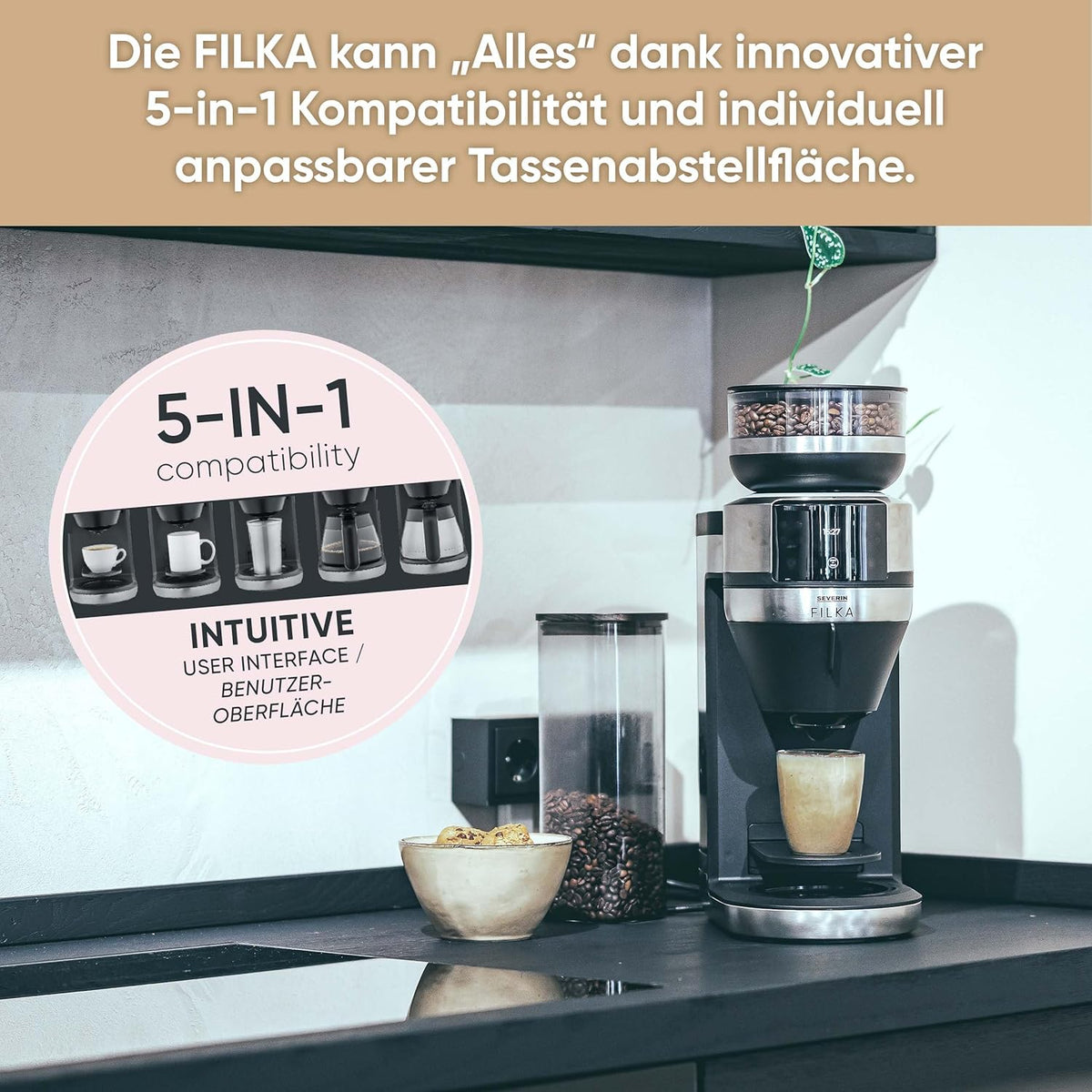 SEVERIN Filka Fully Automatic Coffee Machine