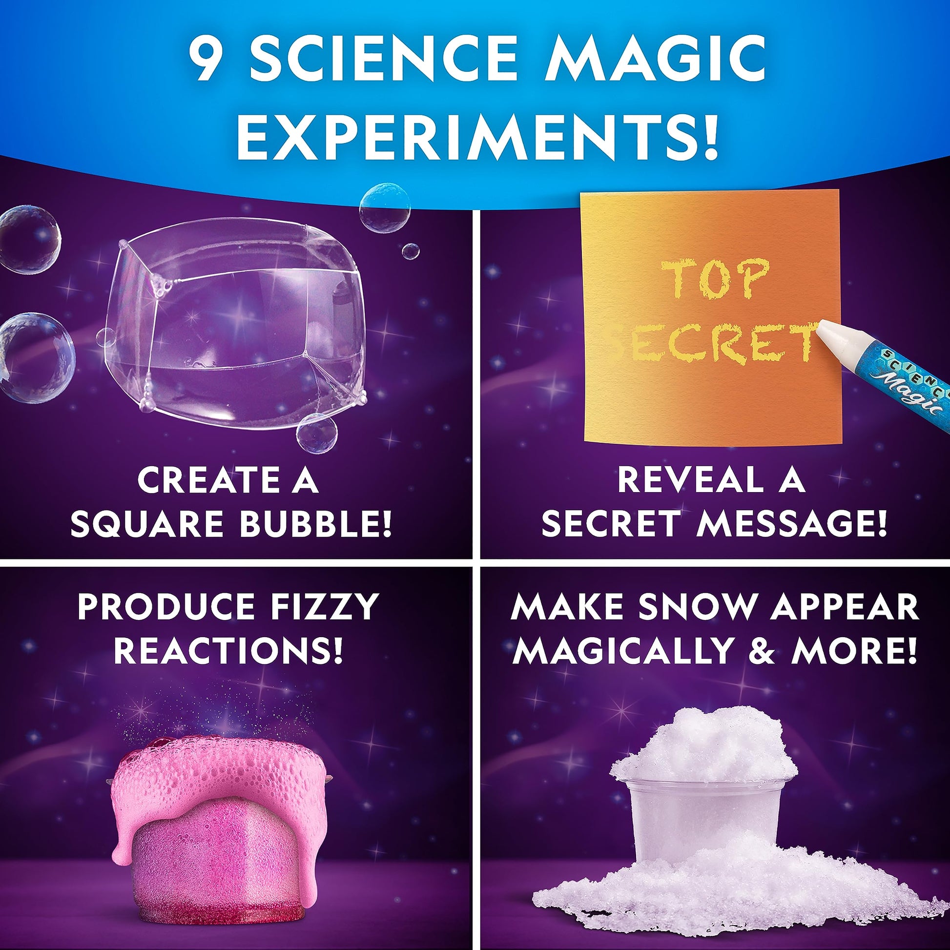 National Geographic Magic Advent Calendar 2025 – 24 Days of Magic Tricks & Science Experiments, Holiday Countdown Calendar for Kids, Christmas Activity - Medaid International