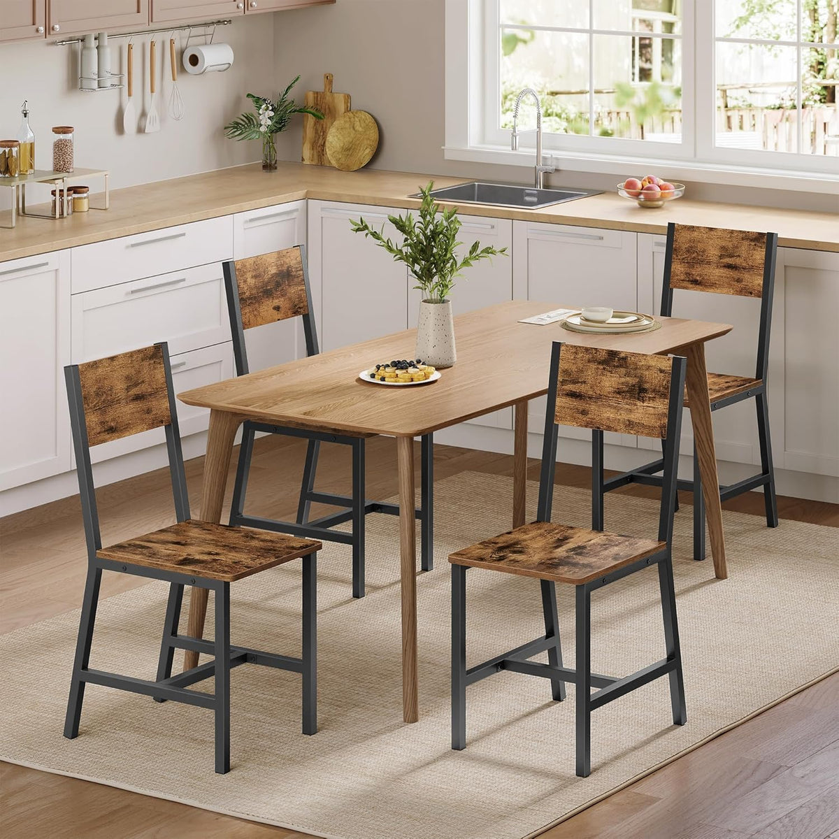 VASAGLE Set of 2 Dining Chair LDC092B01V1
