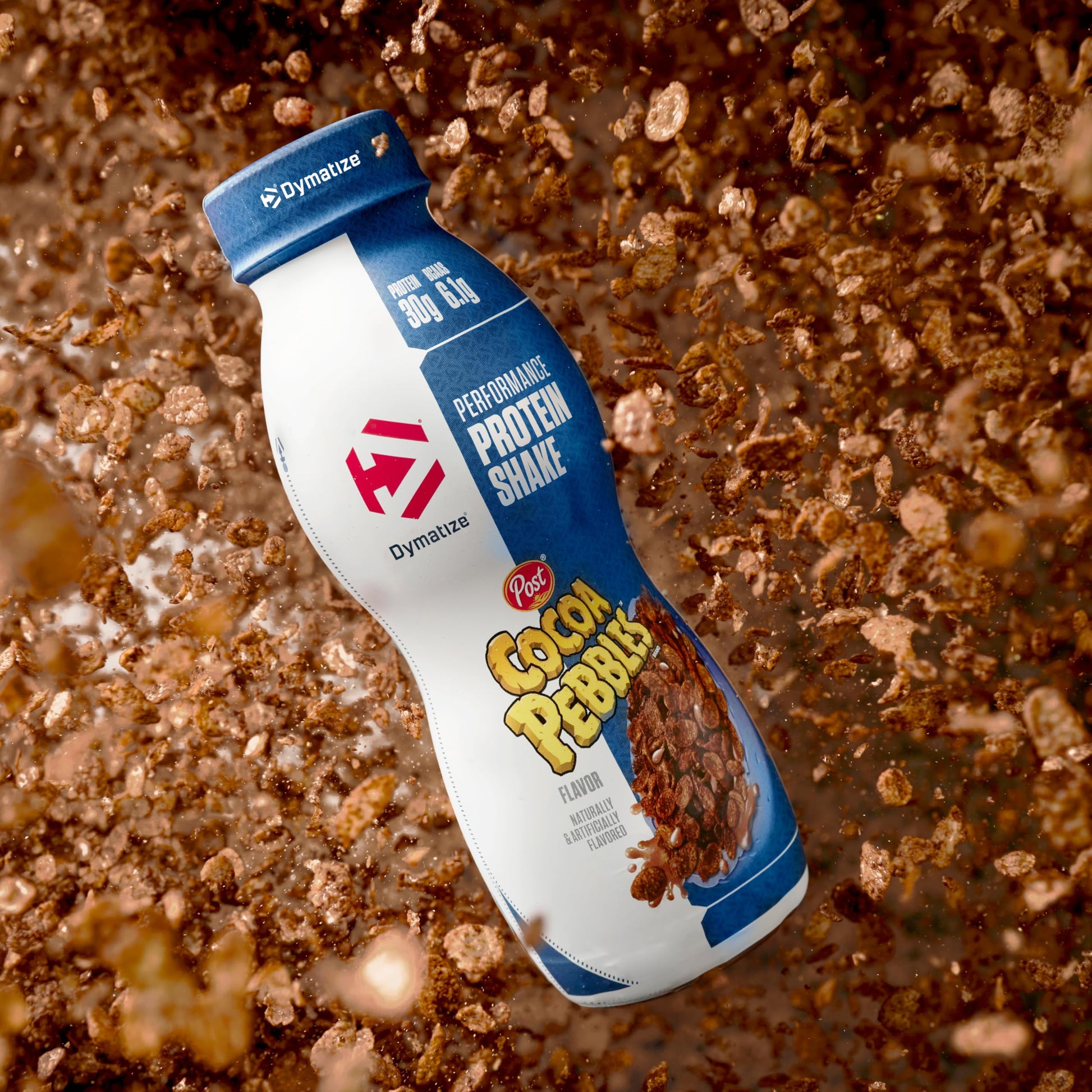 Dymatize Performance Protein Shake, Cocoa Pebbles, 30g of Protein, 6.1g BCAA for Muscle Recovery, No Added Sugar, Low Fat, 24 Vitamins and Minerals, Gluten-Free, Ready to Drink, On-the-Go Snack, 11.5fl oz, 12 pack - Medaid International