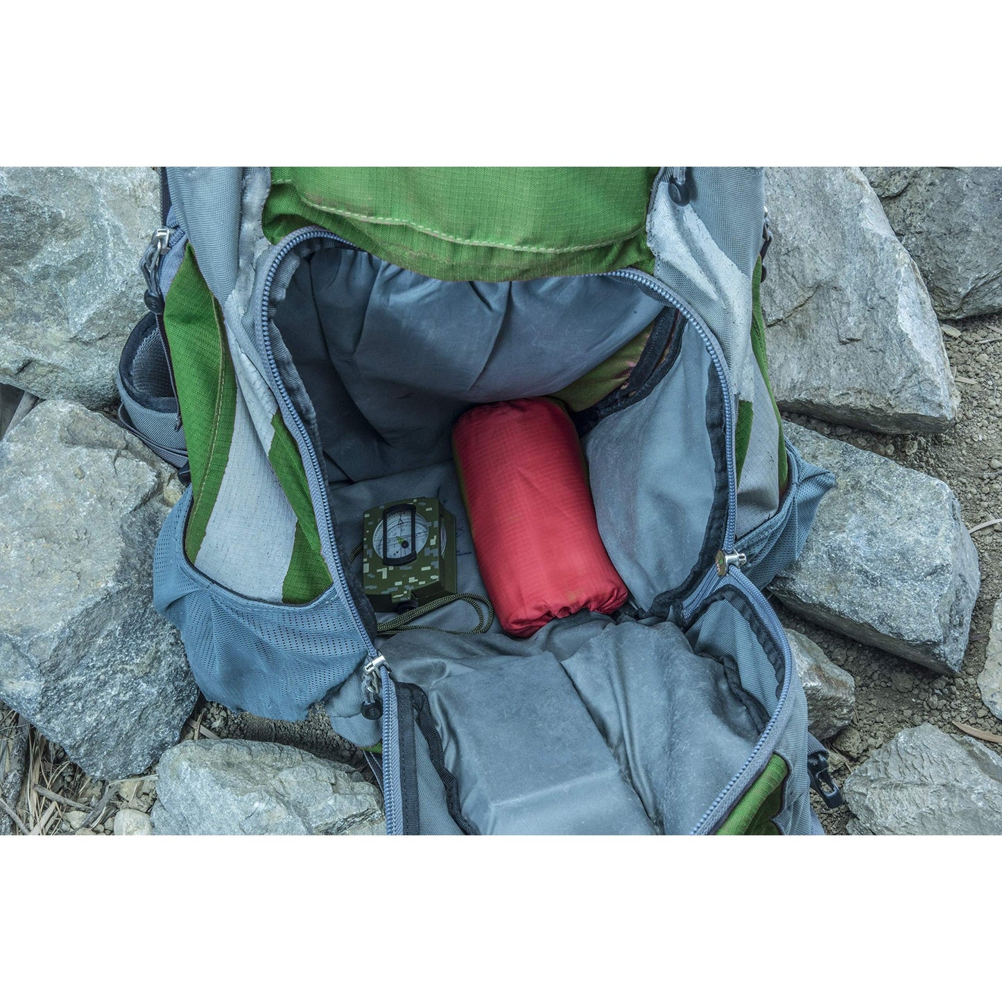 SE Survivor Series Orange Emergency Sleeping Bags with Drawstring Carrying Bags (2-Pack) - EB122OR-2