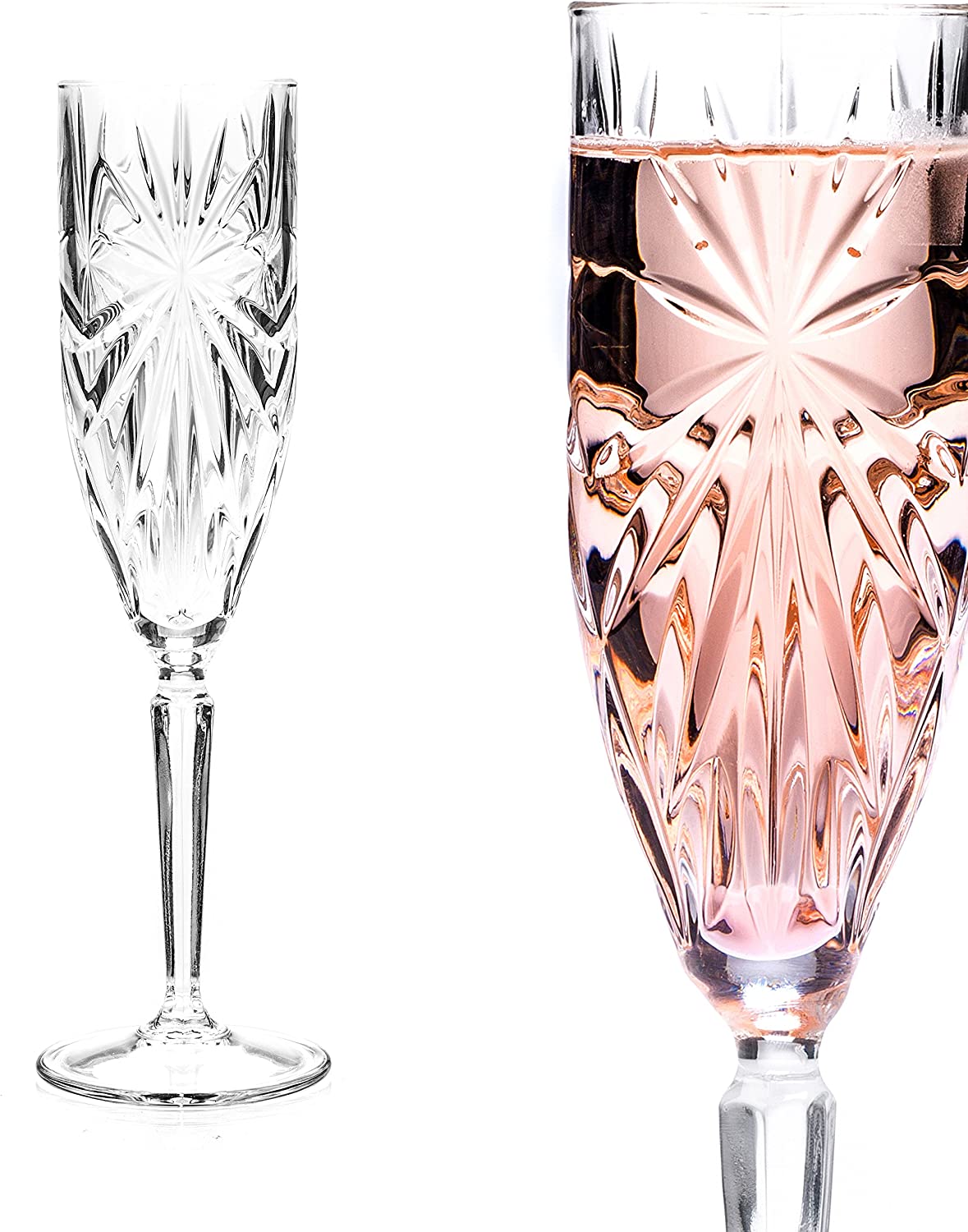 RCR oasis flute goblet set of 6 - 16cl