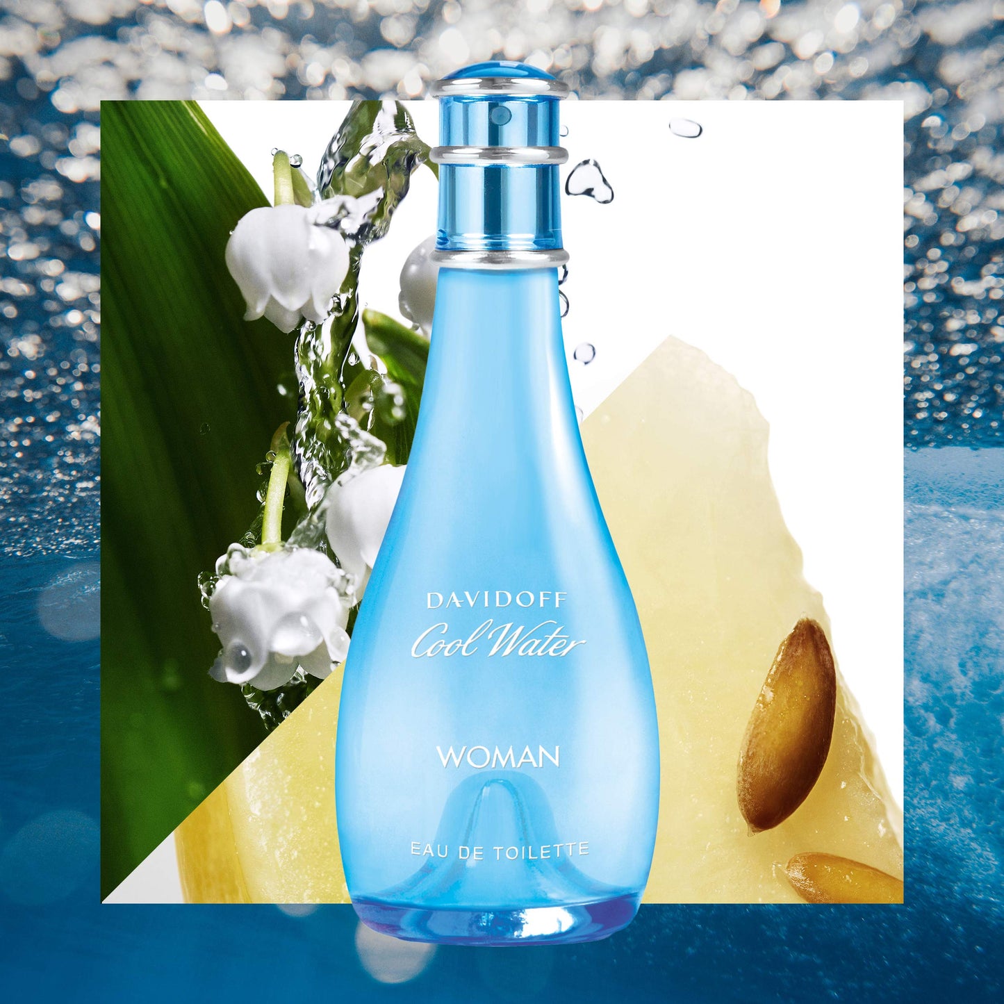 Zino Davidoff Cool Water Edt for Women 1.7 Oz/ 50 Ml, 1.7 Fl Oz - Medaid International