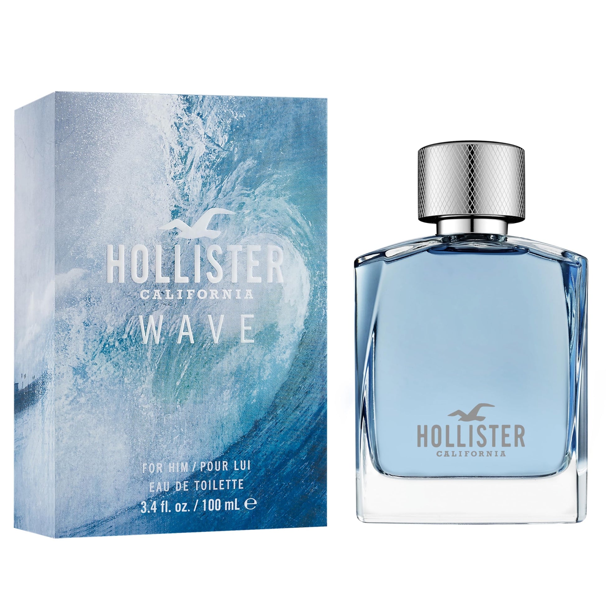 Hollister Wave Men Eau De Toilette, 3.4 Ounce, Multi, 100 ml - Medaid International