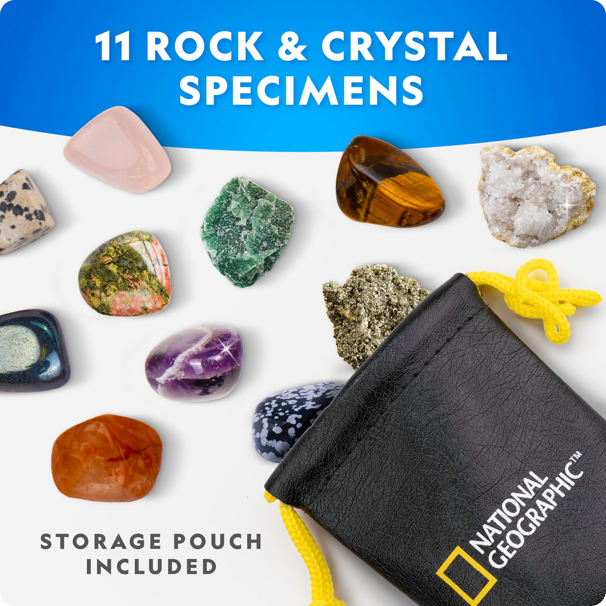 NATIONAL GEOGRAPHIC Science Kit & Rock Collection Advent Calendar 2025 – Jumbo Advent Calendar with 24 Days of Science Experiments, Gemstones & More for Kids, STEM Projects for Kids Ages 8-12 - Medaid International