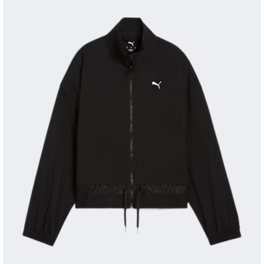 Puma Lace Woven Women Training Jacket Black - Medaid International