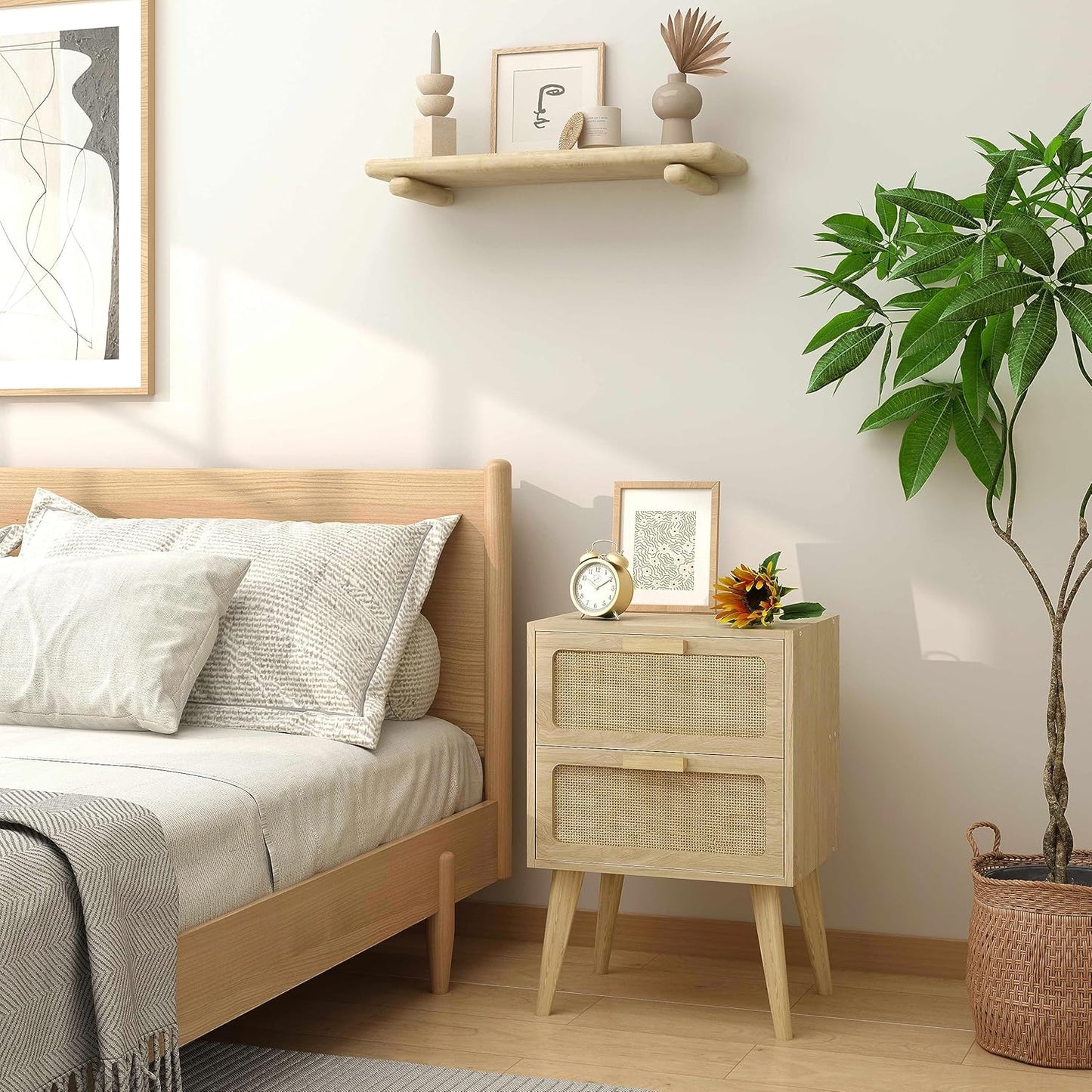 Rattan Side Table