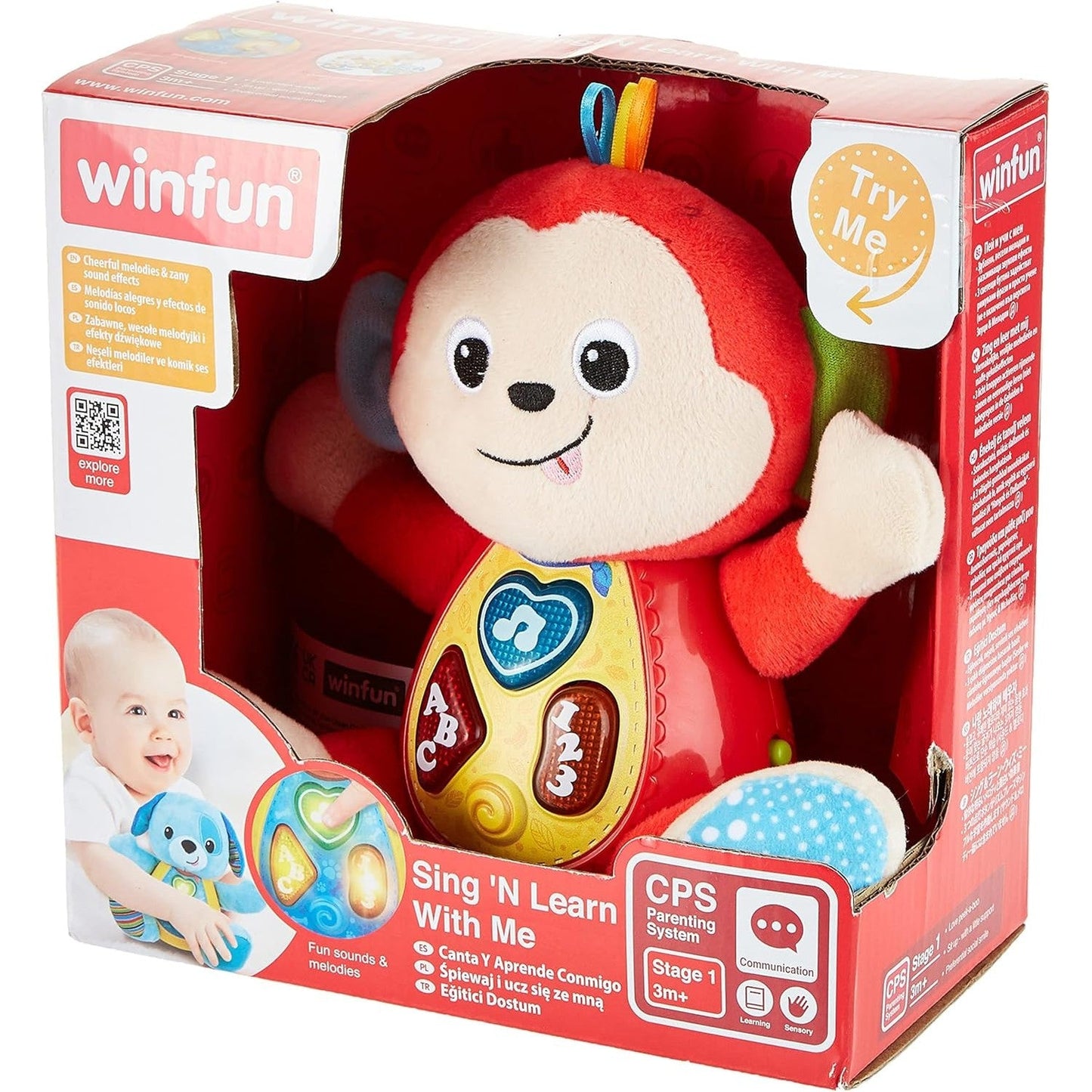 Sing 'N Learn Animal Pal - Monkey - Medaid International