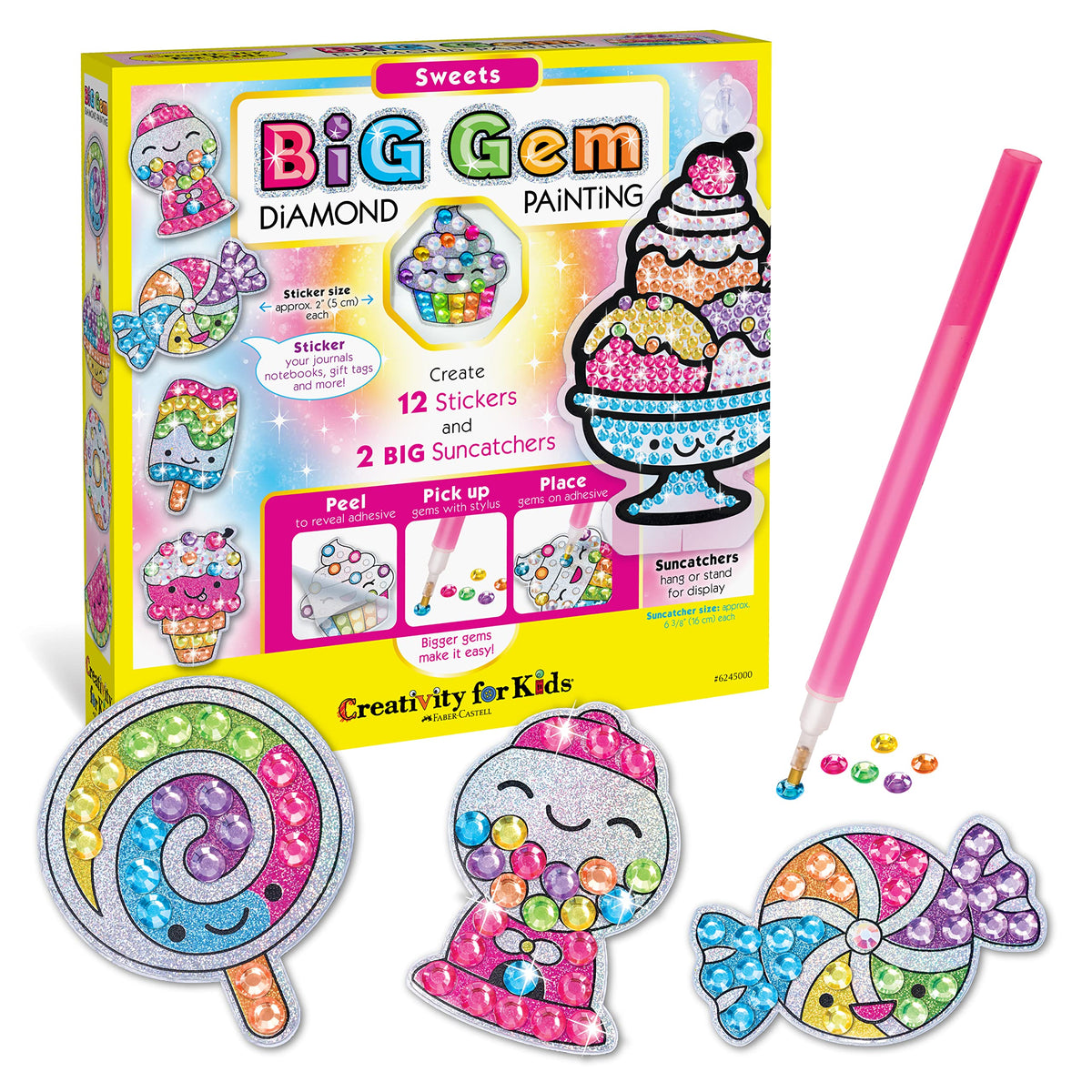Creativity for Kids BIG GEM DIAMOND PAINT SWEETS