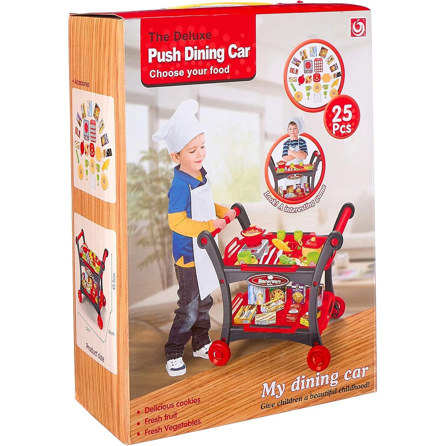 (Net)  Food Serving Truck with Handles for Kids Lebanon