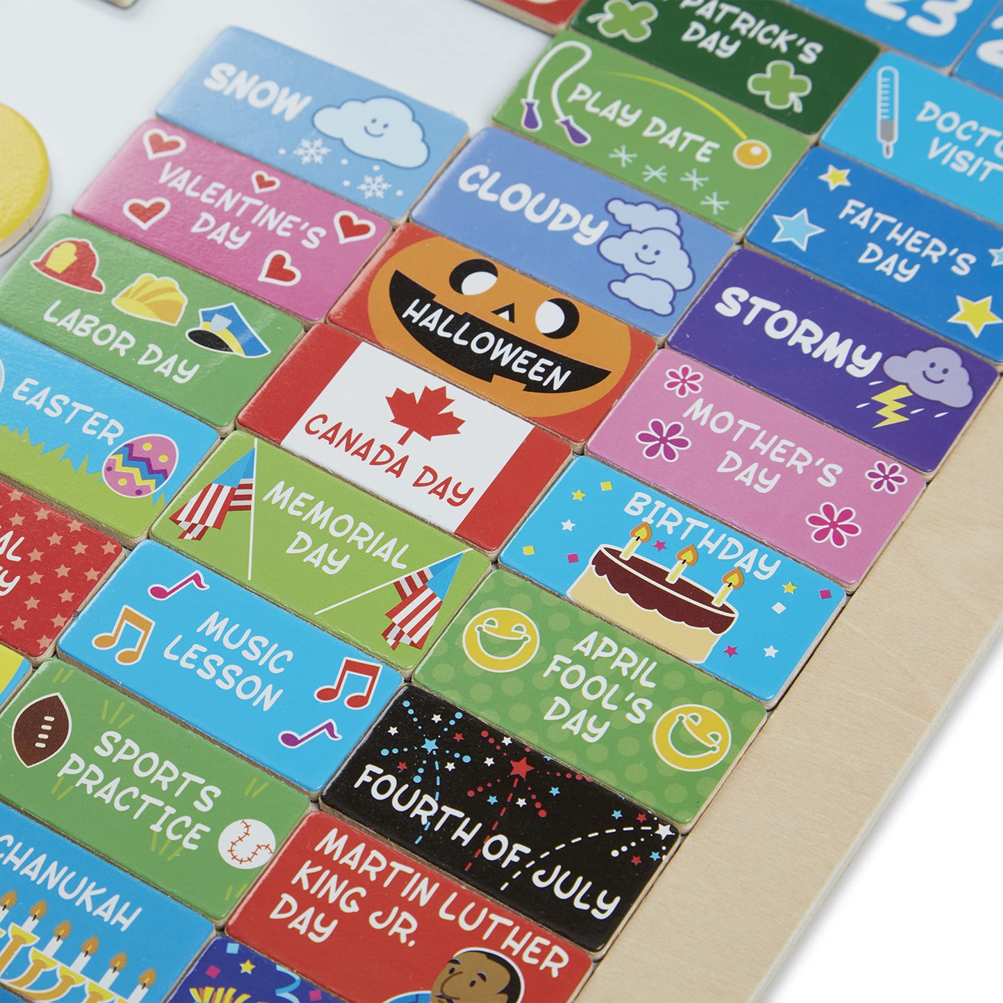 Melissa & Doug My First Daily Magnetic Calendar, Classroom Calendar for Kids Activities with Weather & Seasons, Preschool Toys for Girls & Boys Ages 4+ - Medaid International