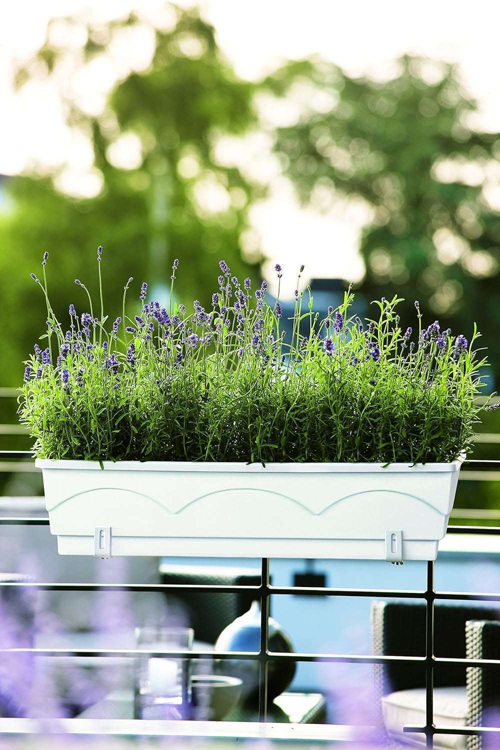 Emsa 501833 flower Pot 100 cm White LAGO AQUA COMFORT