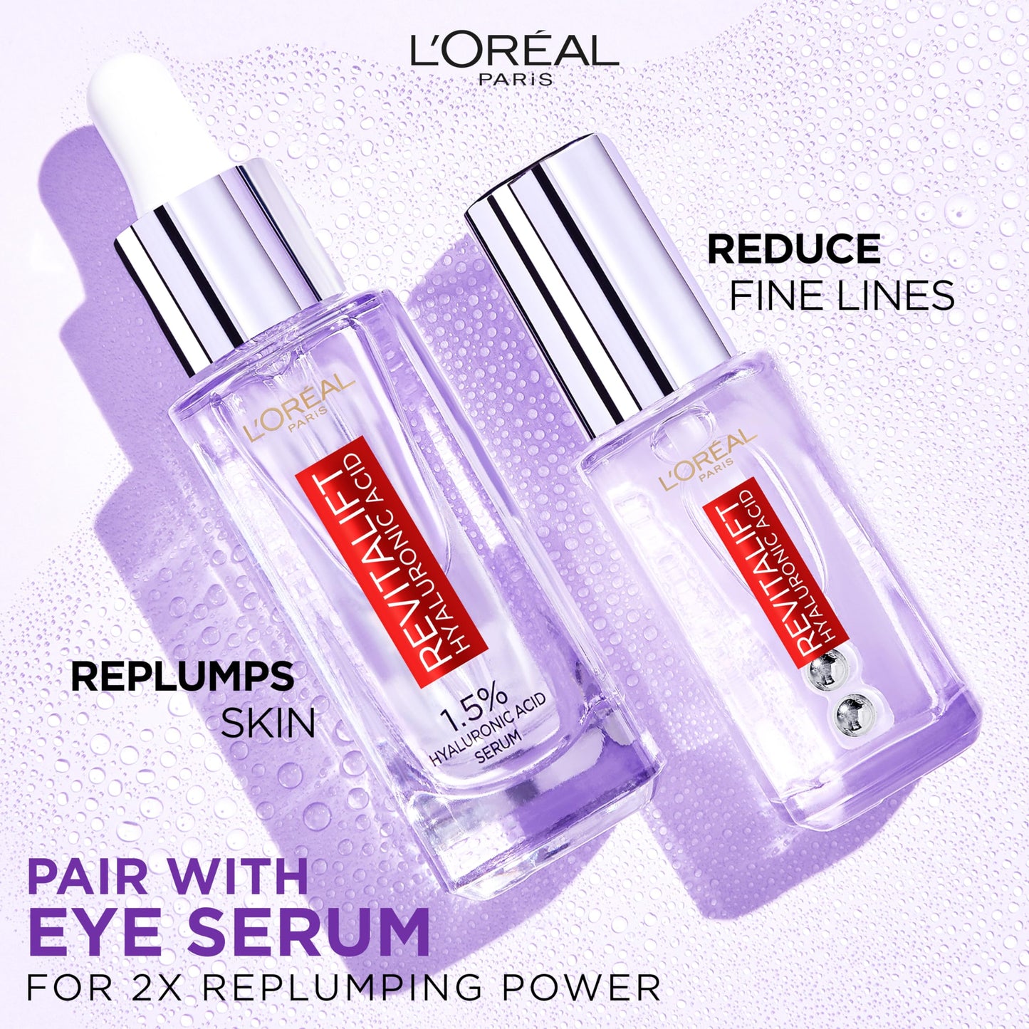 L Oreal Paris Serum Revitalift Filler [+Hyaluronic Acid], 1.5% Pure Concentrated Hyaluronic Acid Dropper Serum - Medaid International