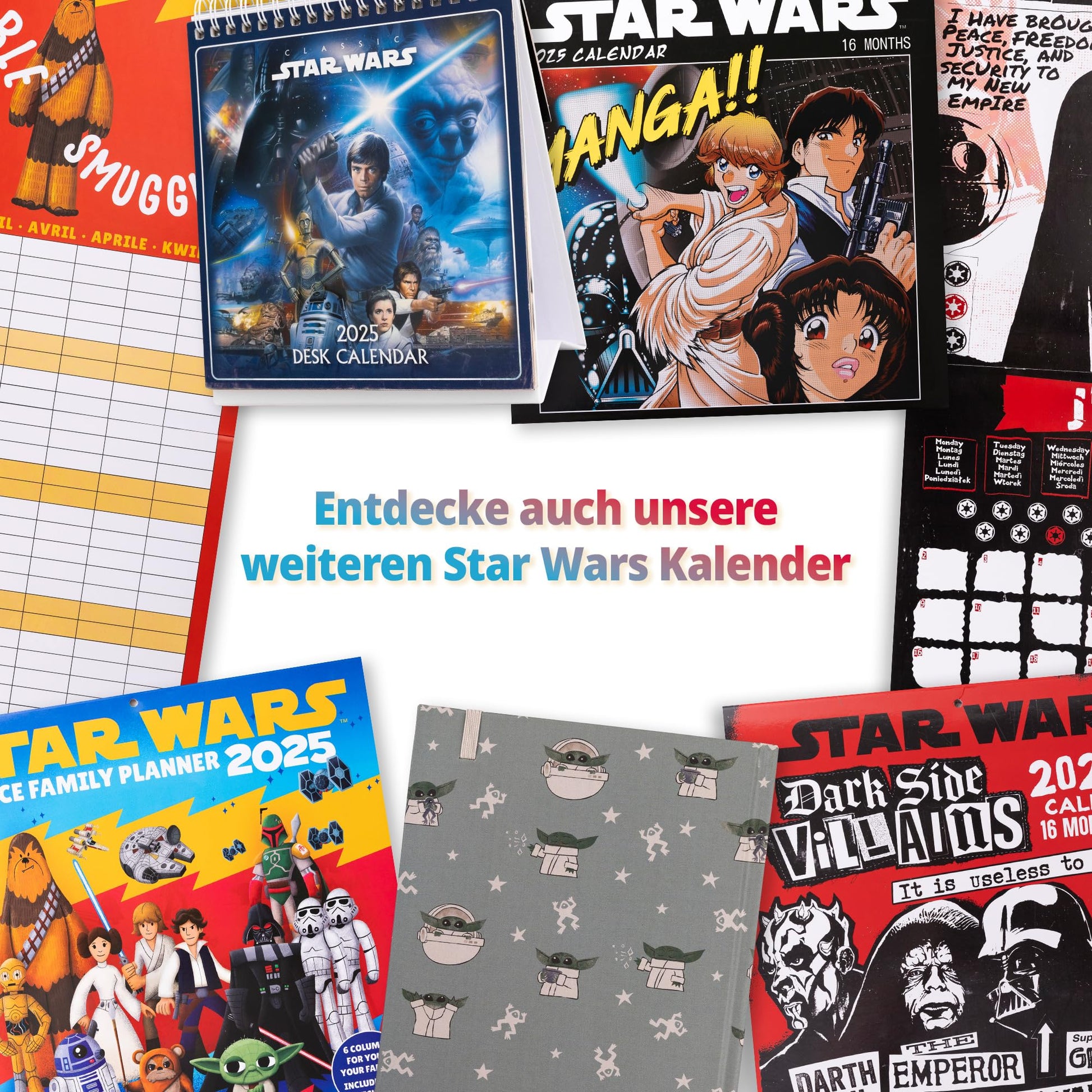 Star Wars 2025 30X30 Familienplaner - Medaid International