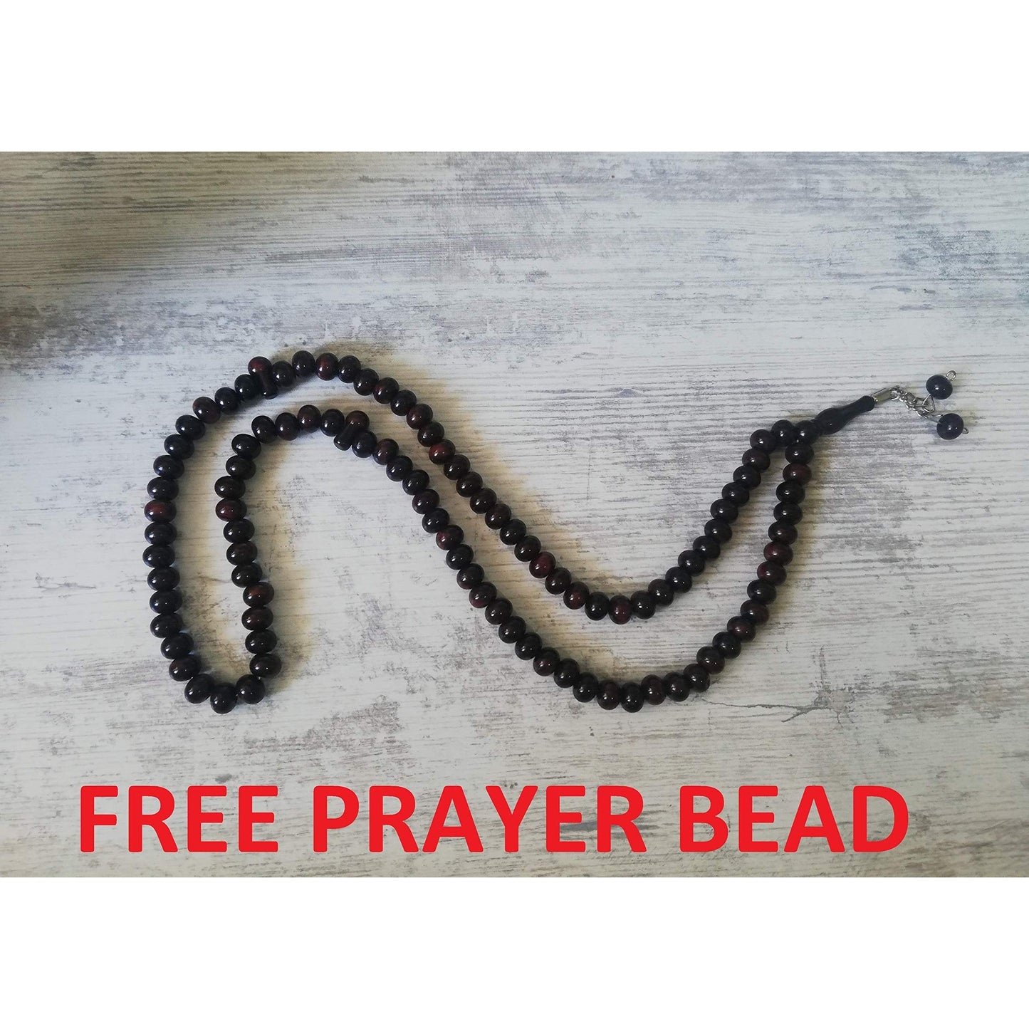 BAYKUL Muslim Prayer Rug, Islamic Turkish Prayer Rugs, Great Ramadan Gifts, Prayer Mat for Women and Men,Islam Carpet,Portable Muslims Mats,Praying Rugs Islam with Beads-Gift Prayer Beads 99 (Grey) - Medaid International